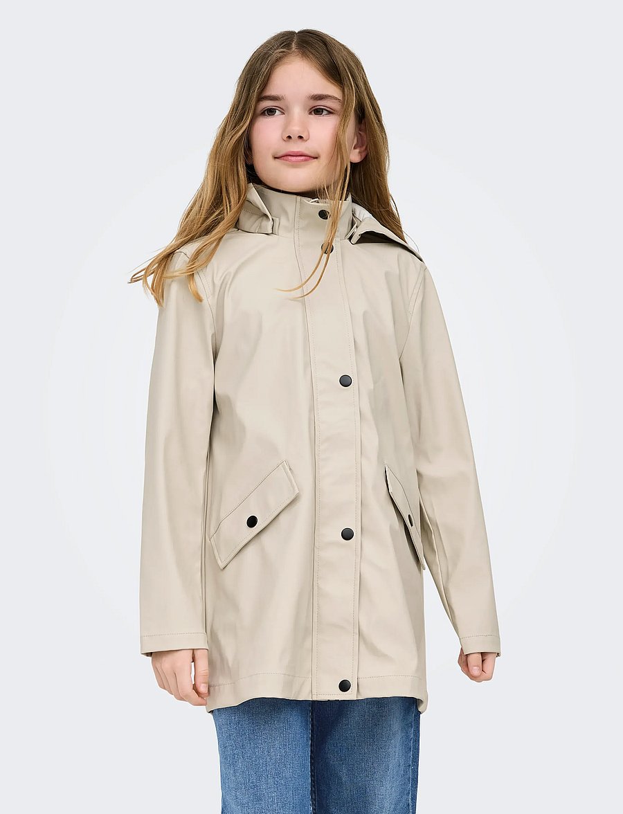 Kids Only - KOGELISA HOOD RAINCOAT OTW - silver lining - 0