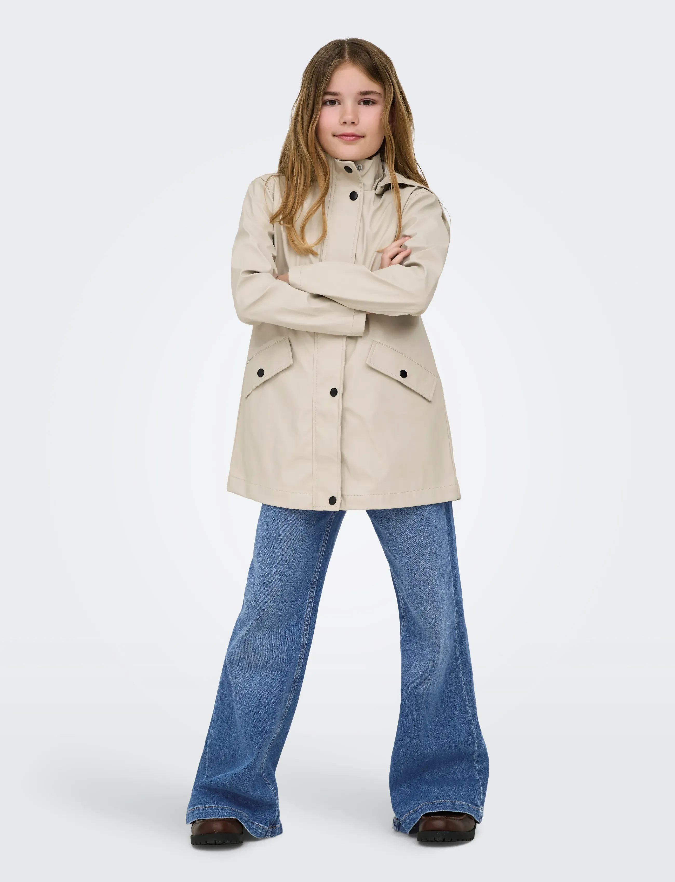 Kids Only - KOGELISA HOOD RAINCOAT OTW - silver lining - 4