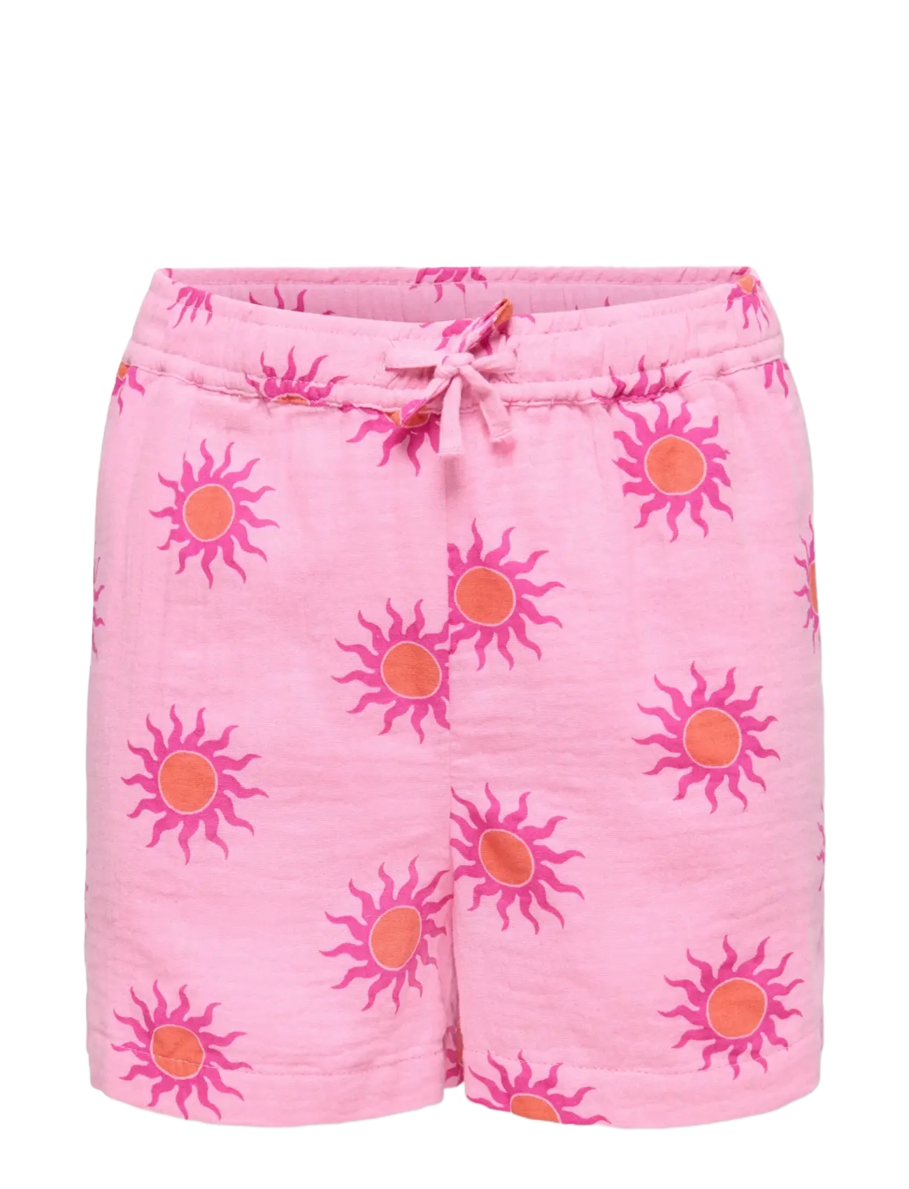 Kids Only KOGTHYRA LIFE AOP SHORTS CS WVN - Shorts casual - BEGONIA PINK / pink/rose