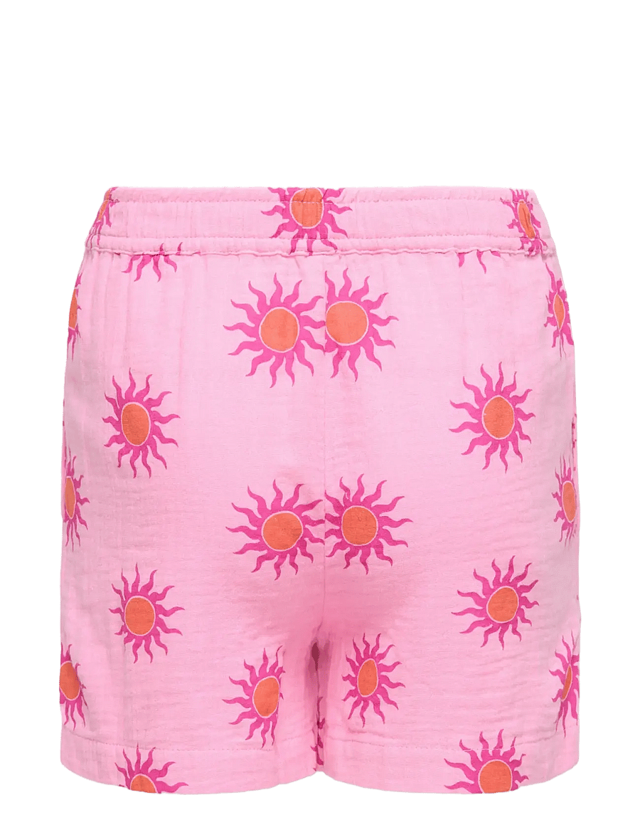 Kids Only - KOGTHYRA LIFE AOP SHORTS CS WVN - casual shorts - begonia pink - 1