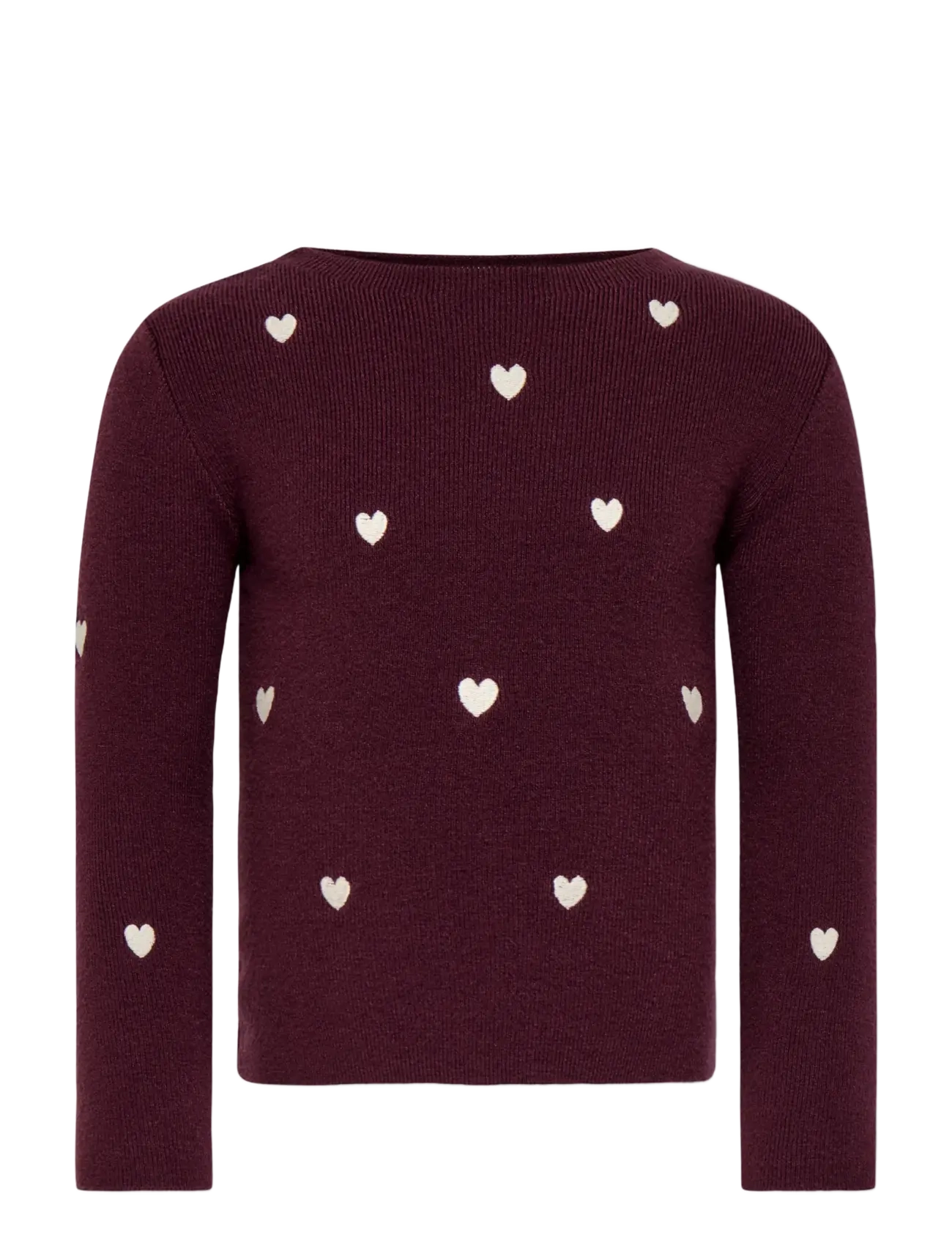 Kids Only KMGHEARTS L/S PULLOVER KNT - Kudumid - WINETASTING / burgundy