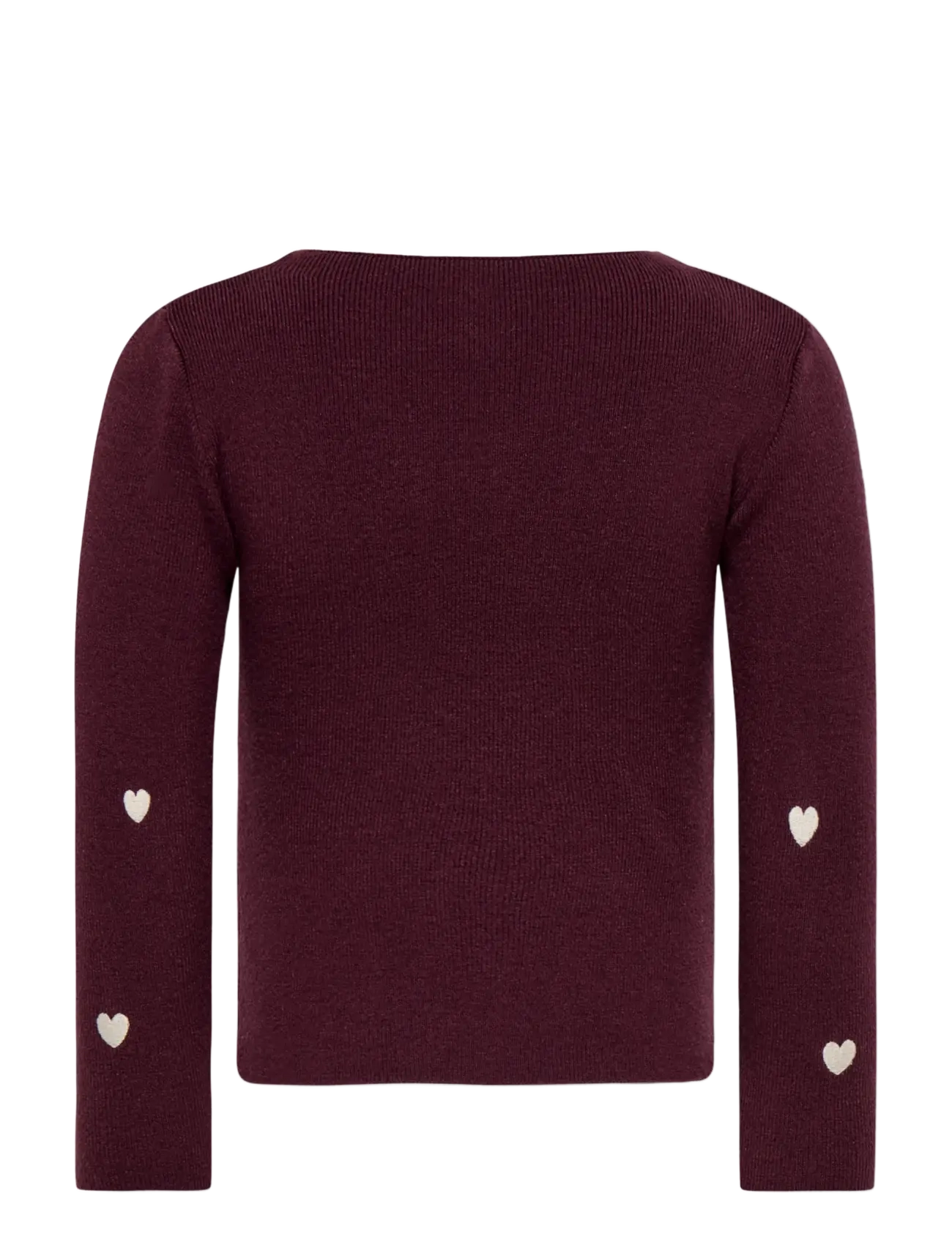 Kids Only - KMGHEARTS L/S PULLOVER KNT - džemprid - winetasting - 1