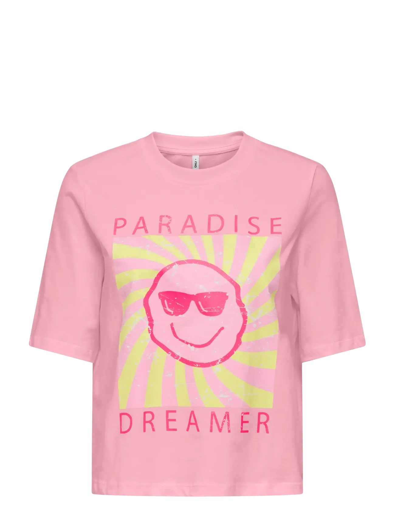 Kids Only Kogcarty-Sun Life S/S Tee Ot Jrs, 134-140, Pink, T-Shirts > Kortærmede, Børn