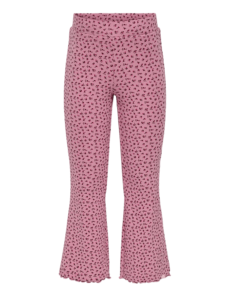 Kids Only - KMGTRINNY AOP FLARED LEGGINS JRS NOOS - leggings - foxglove - 1
