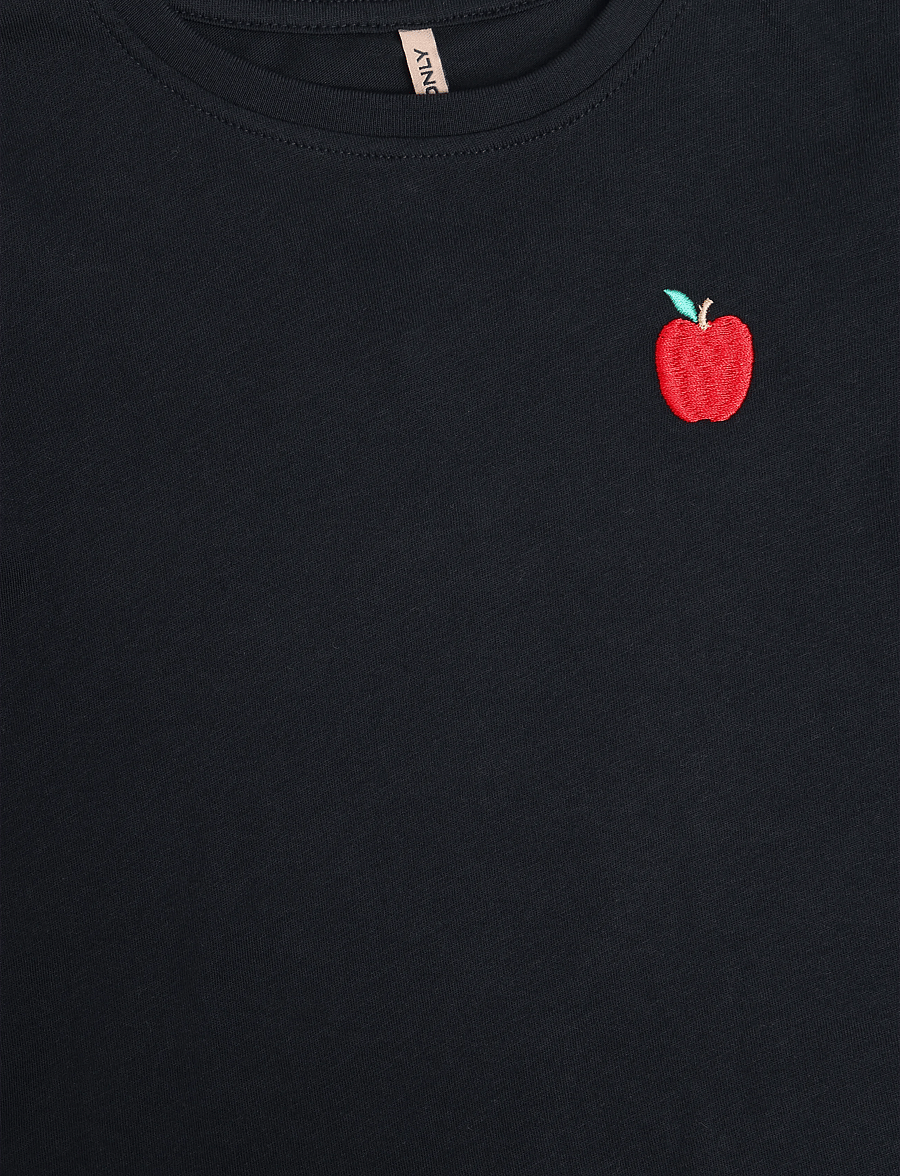 Kids Only - KMGVEGA LIFE LS REG EMB TEE VD JRS - pikkade varrukatega t-särgid - night sky - 2
