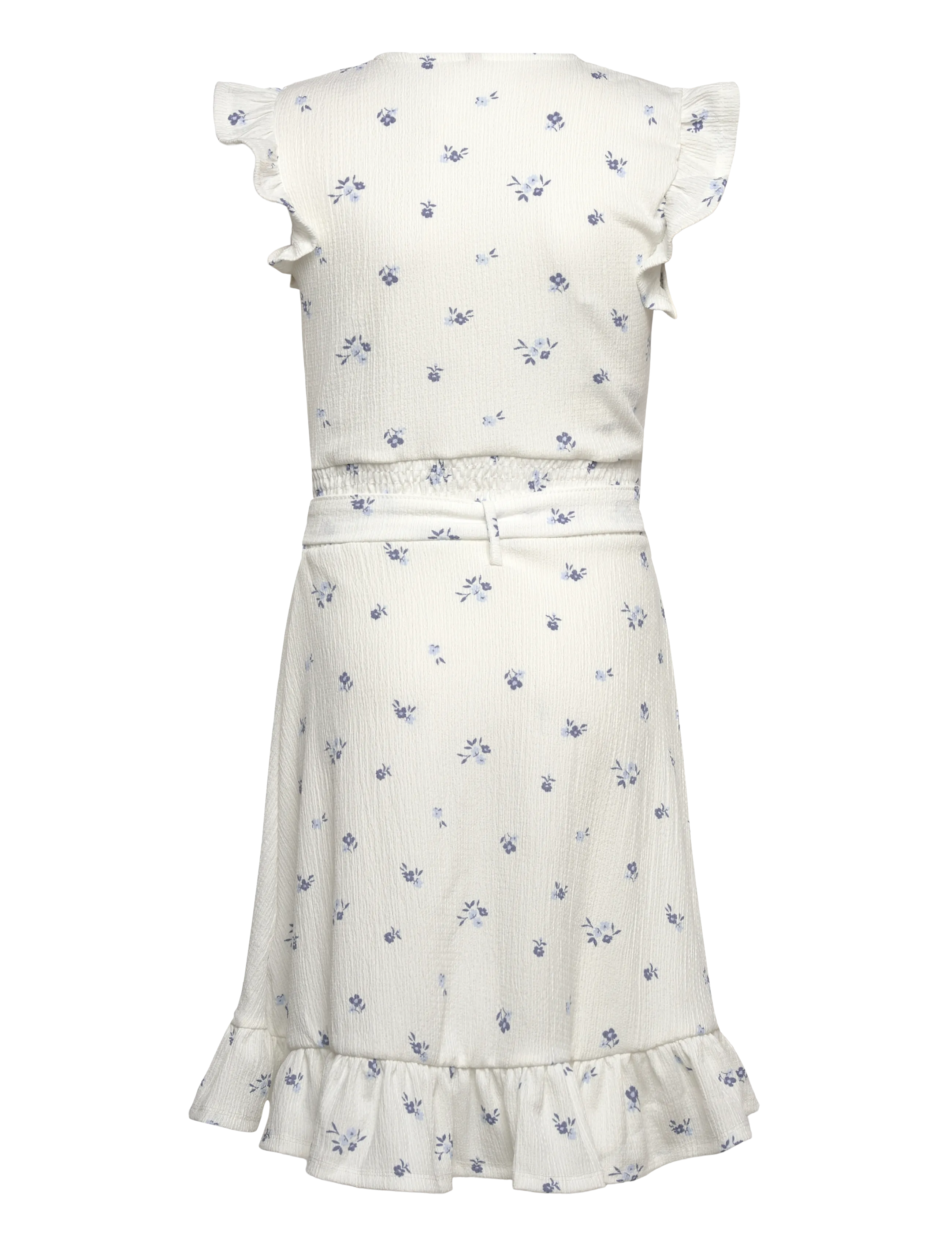 Kids Only - KOGHILLARY V NECK DRESS CS JRS - kortærmede hverdagskjoler - cloud dancer - 1