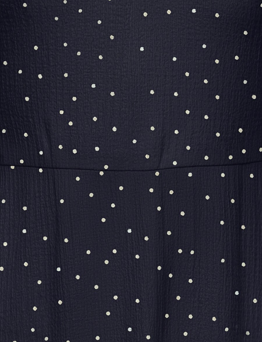 Kids Only - KOGHILLARY V NECK DRESS CS JRS - kurzärmelige freizeitkleider - night sky - 2