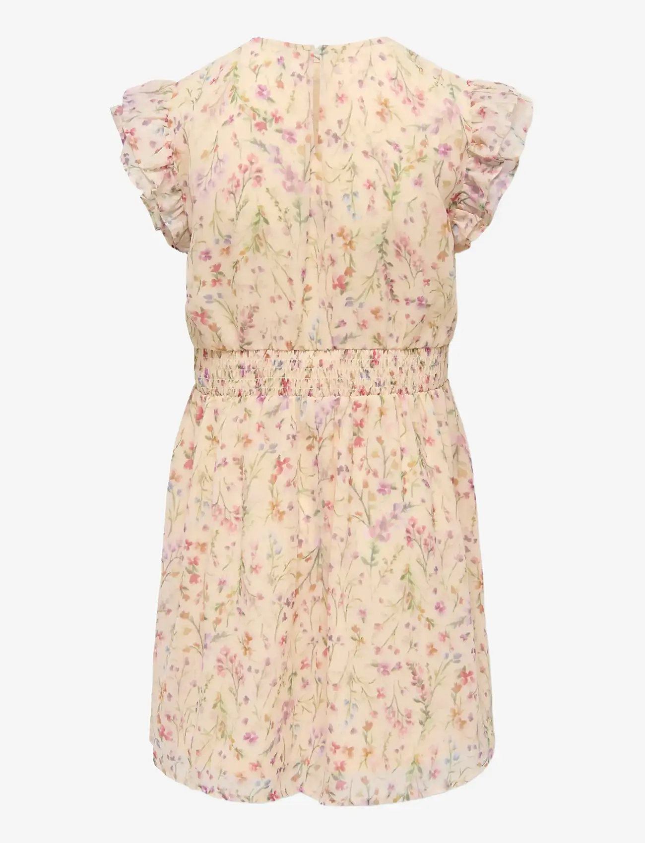 Kids Only - KOGASTA LIFE S/S DRESS WVN - lühikeste varrukatega vabaaja kleidid - white - 1