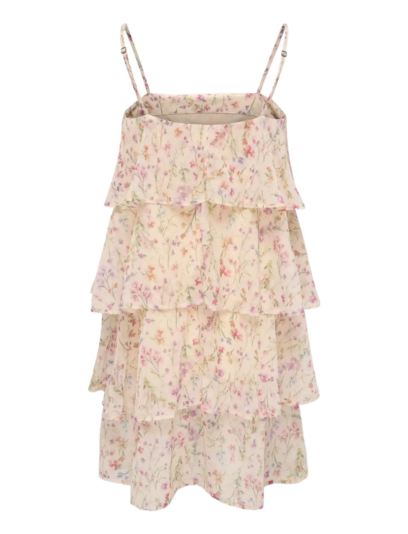 Kids Only - KOGASTA LIFE STRAP LAYER DRESS WVN - Ærmeløse hverdagskjoler - white - 1