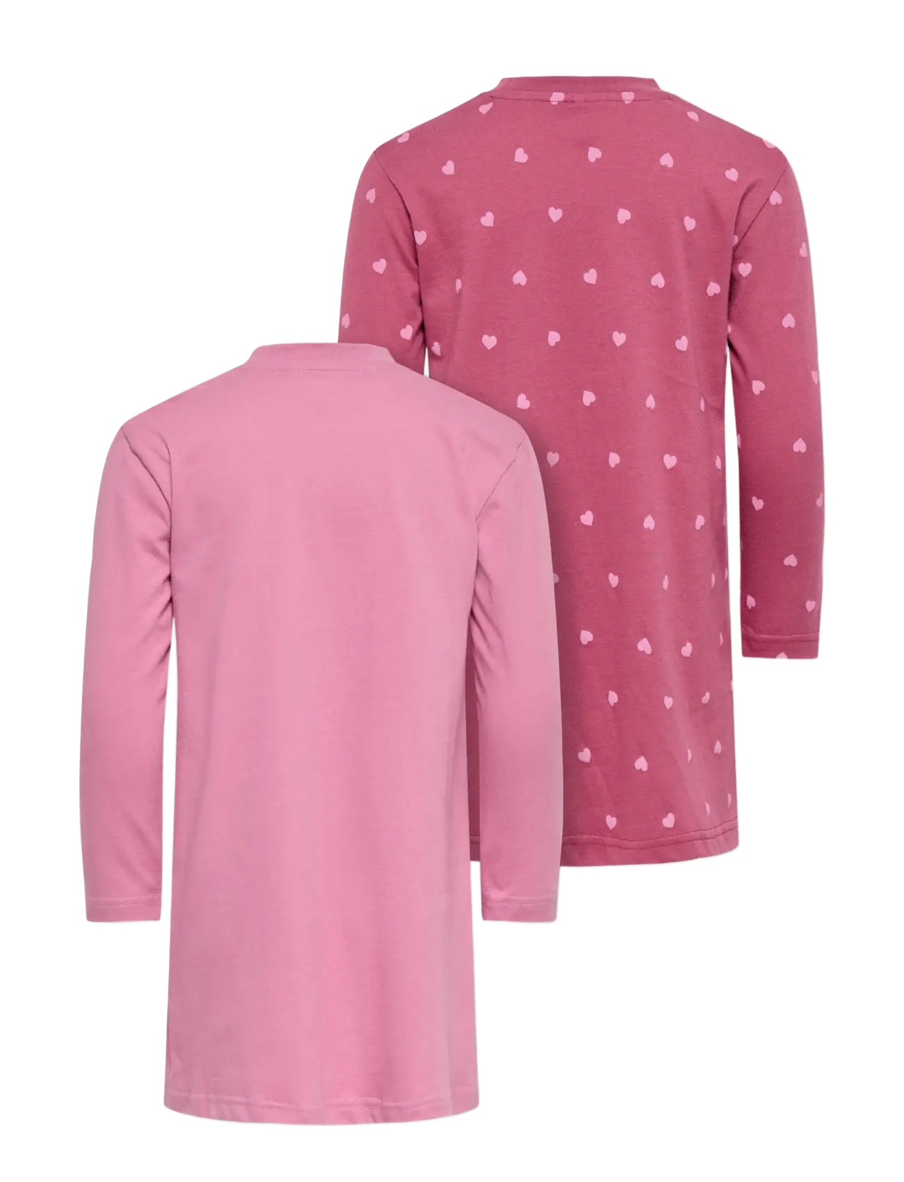 Kids Only - KMGRILA 2-P LS NIGHTWEAR DRESS JRS - rose wine - 2