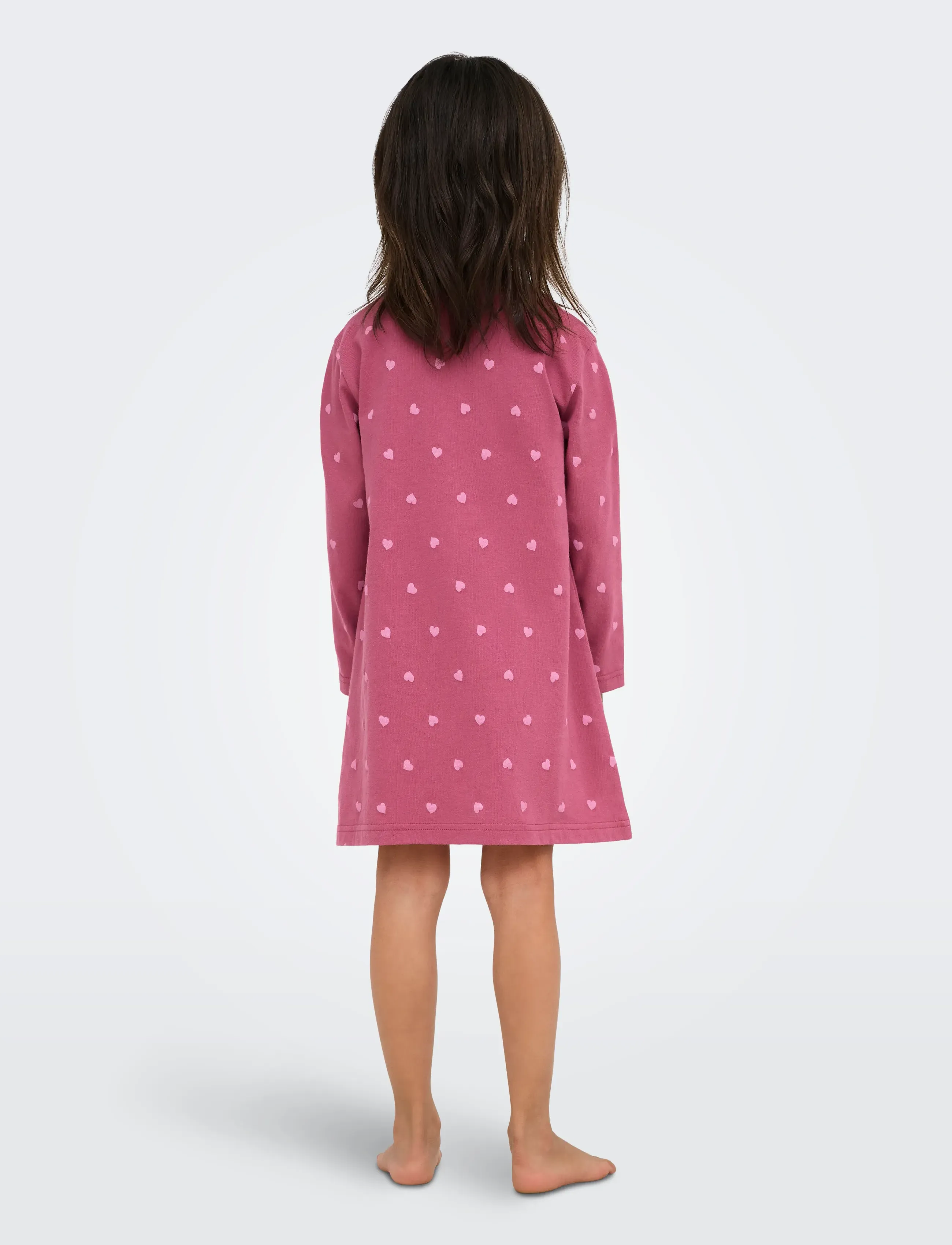 Kids Only - KMGRILA 2-P LS NIGHTWEAR DRESS JRS - rose wine - 3
