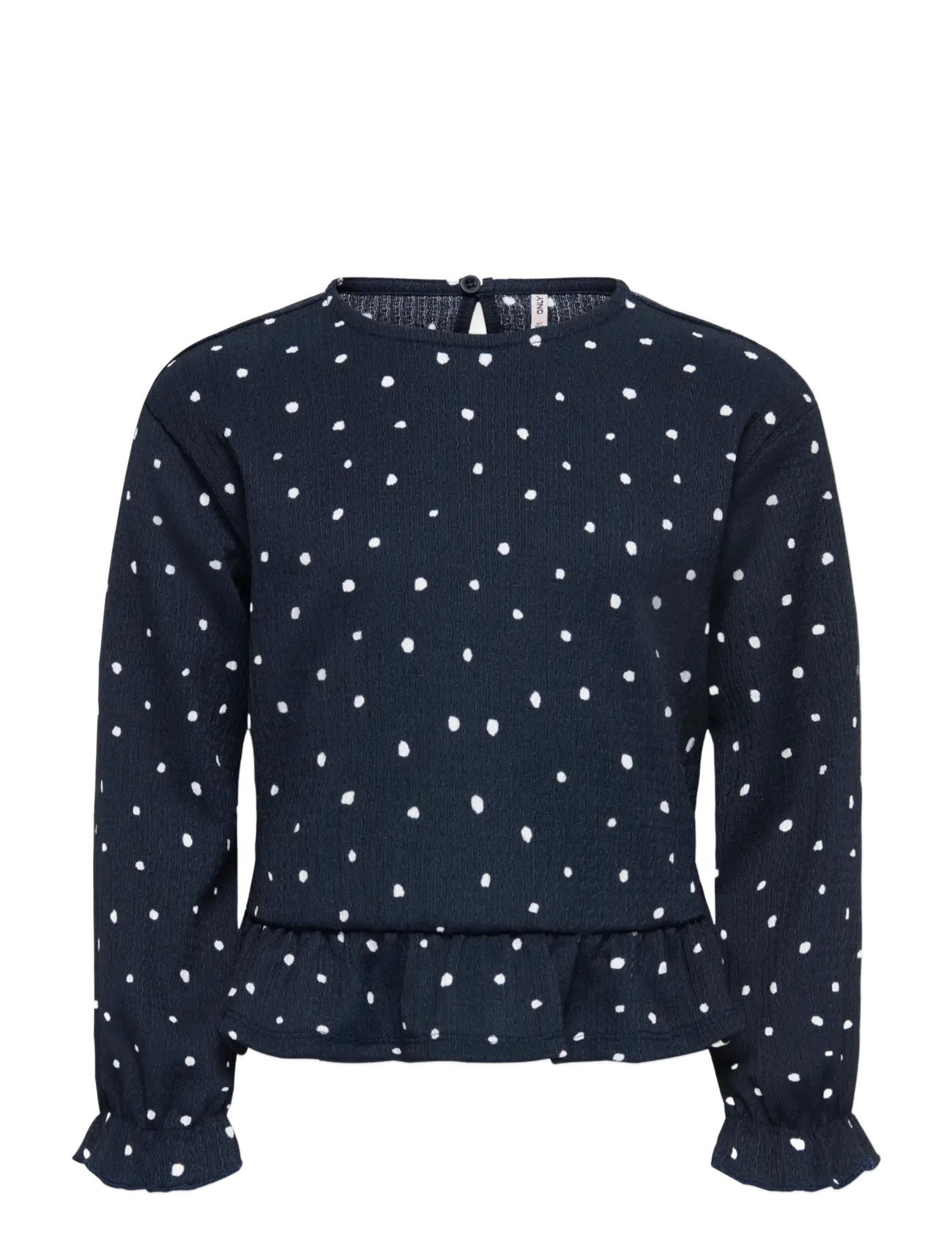 Kids Only KMGRUBY LIFE LS AOP TOP VD JRS - Toppar & T-shirts - NIGHT SKY / navy