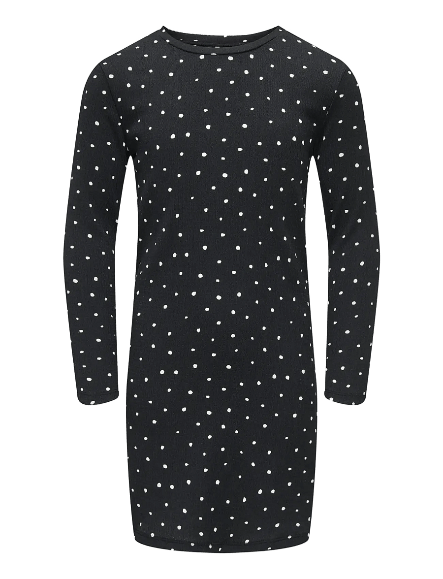 Kids Only - KOGMELIA L/S DRESS JRS - black - 1