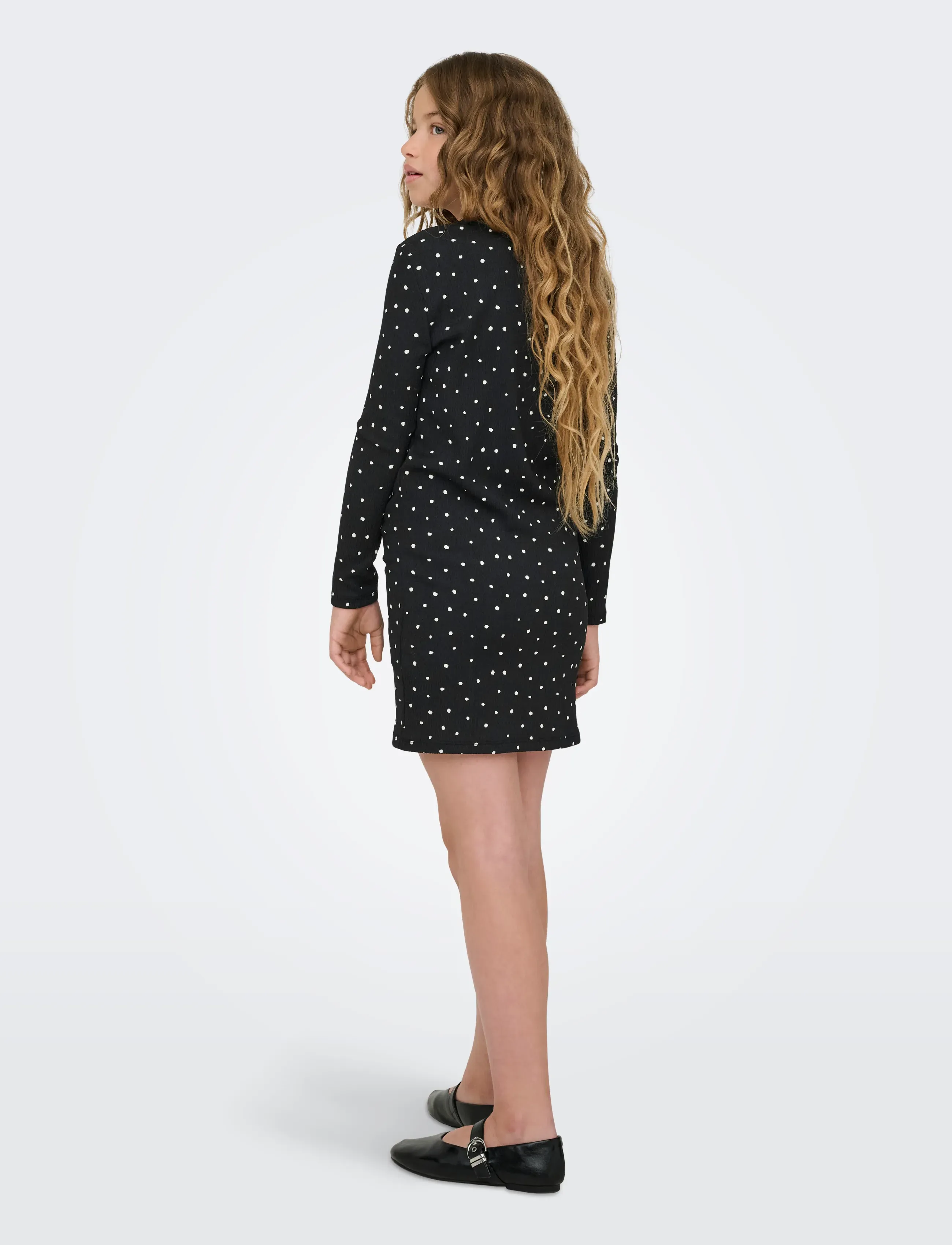 Kids Only - KOGMELIA L/S DRESS JRS - black - 3