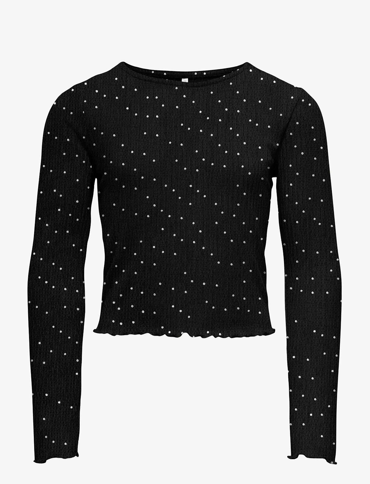 Kids Only - KOGMELIA L/S TOP JRS - pikkade varrukatega t-särgid - black - 1