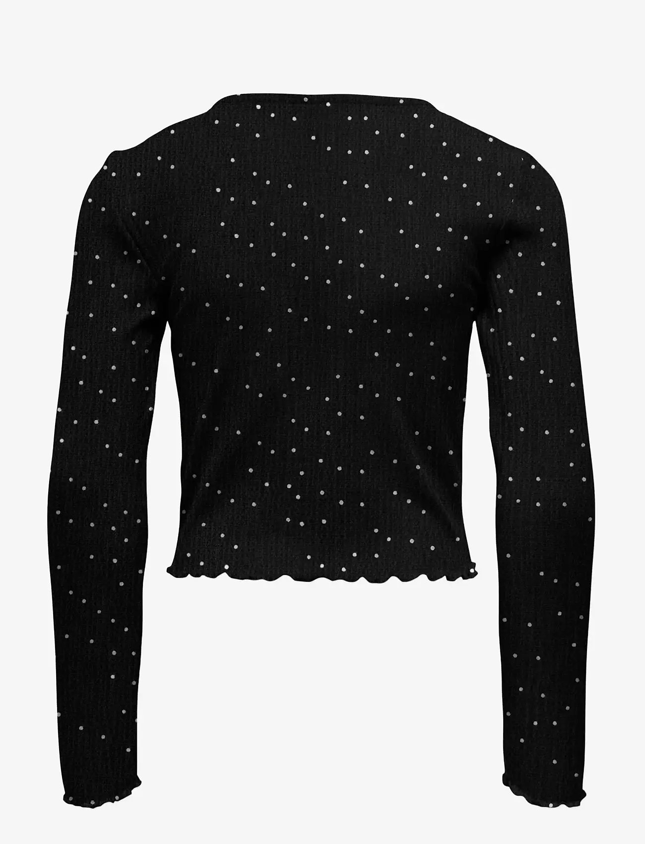 Kids Only - KOGMELIA L/S TOP JRS - pikkade varrukatega t-särgid - black - 2