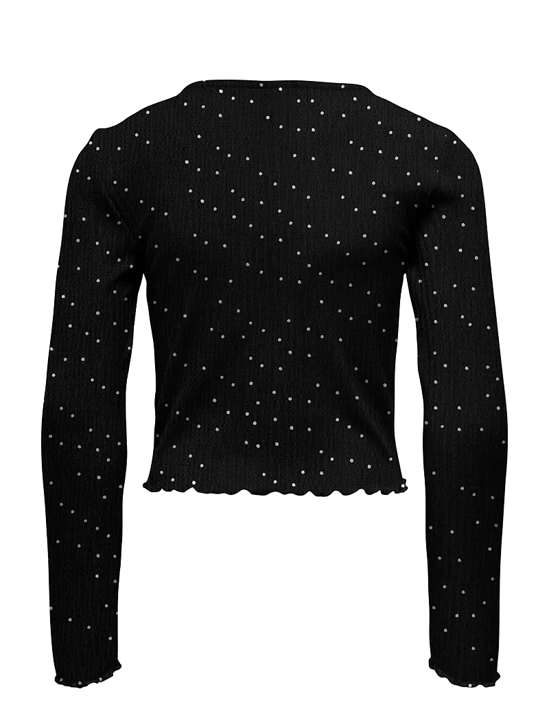 Kids Only - KOGMELIA L/S TOP JRS - pikkade varrukatega t-särgid - black - 2