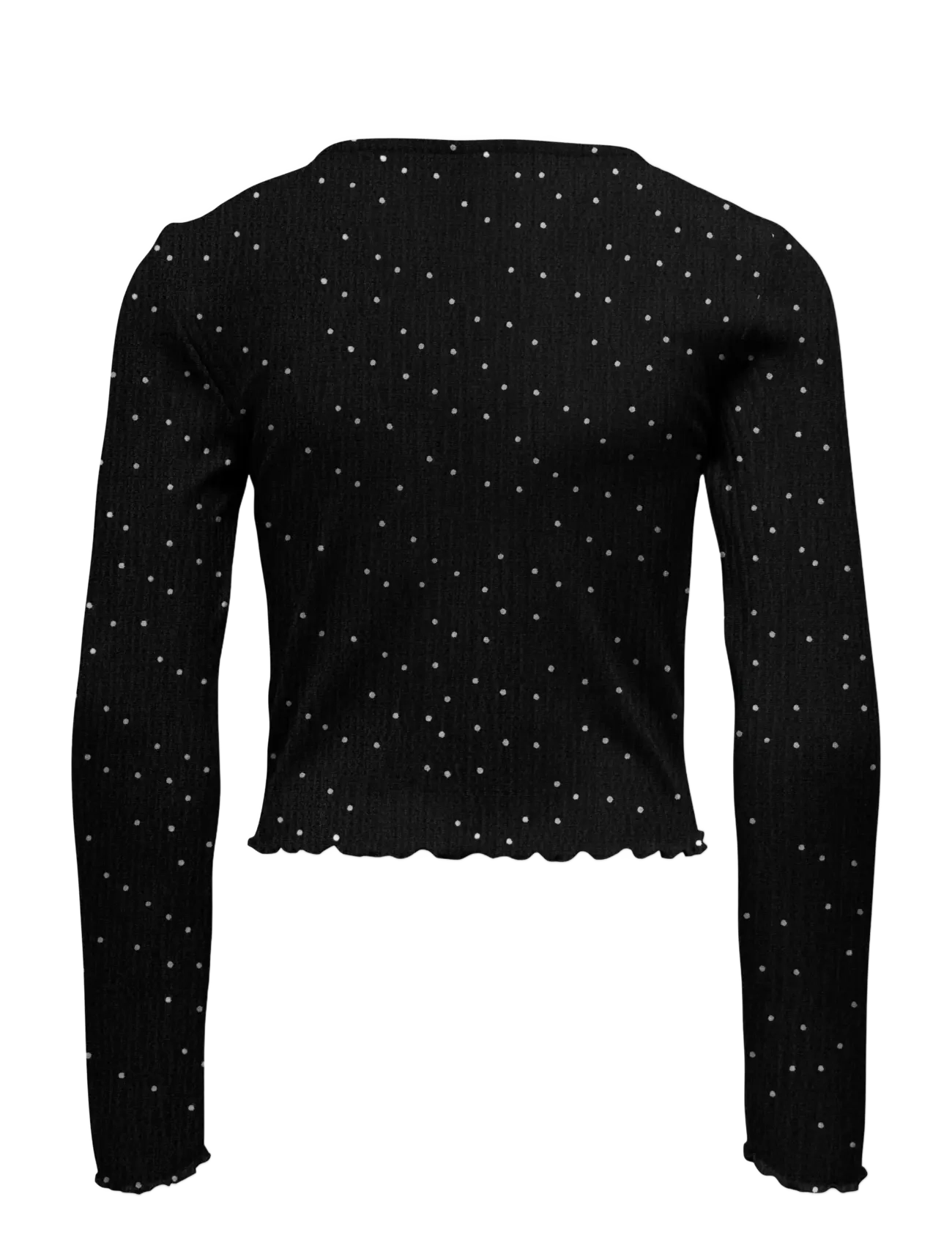 Kids Only - KOGMELIA L/S TOP JRS - langærmede t-shirts - black - 2