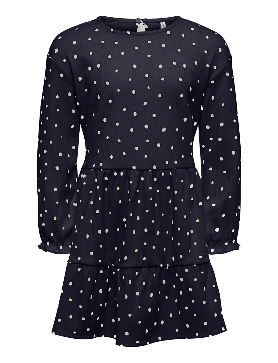 Kids Only - KMGRUBY LIFE LS AOP DRESS VD JRS - langærmede babykjoler - night sky - 0
