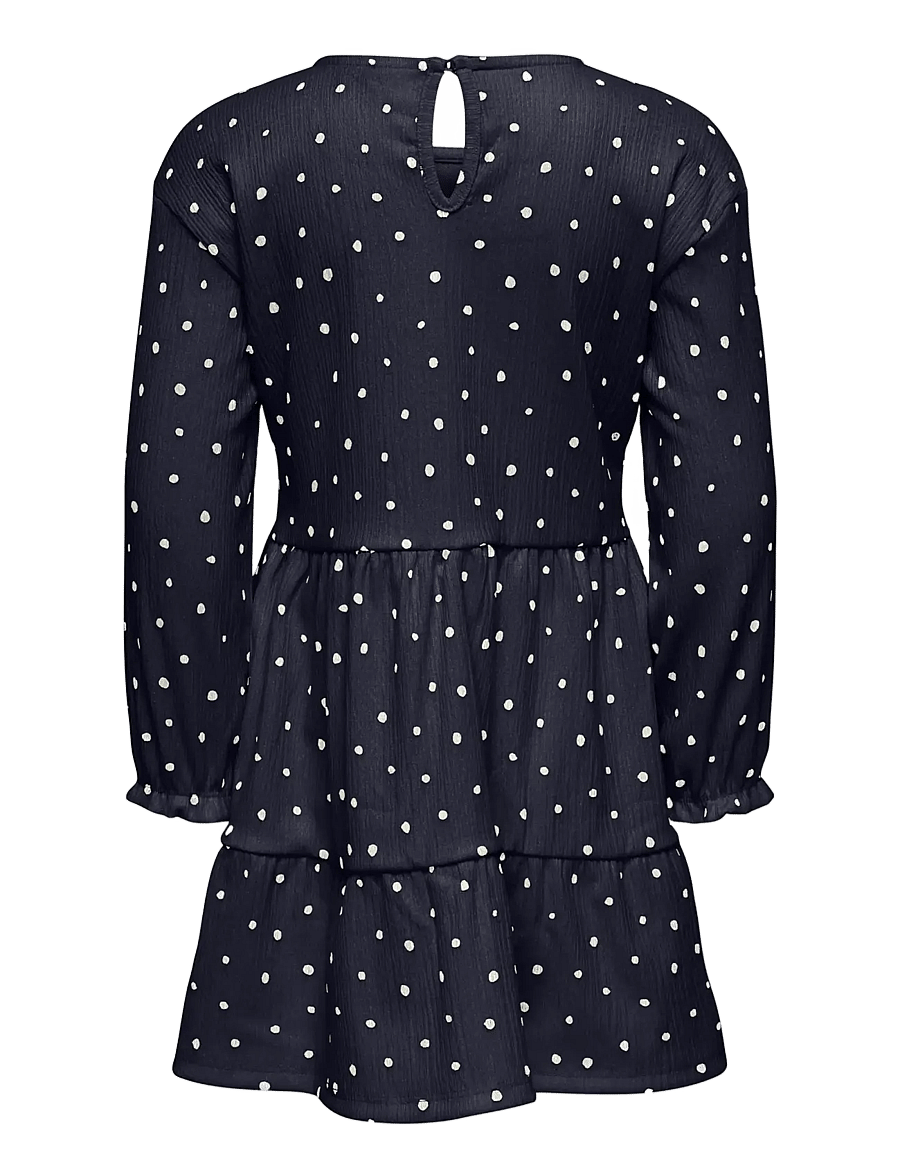 Kids Only - KMGRUBY LIFE LS AOP DRESS VD JRS - langærmede babykjoler - night sky - 1