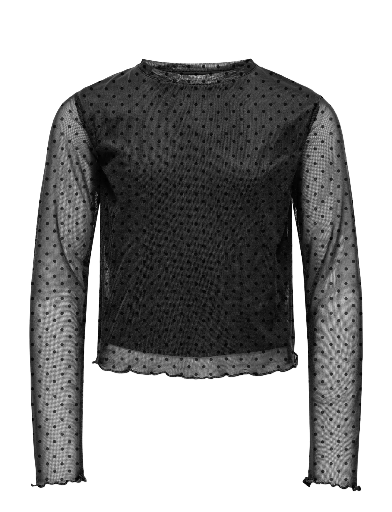 Kids Only Kogdora L/S Mesh Top Jrs - Black - 158-164
