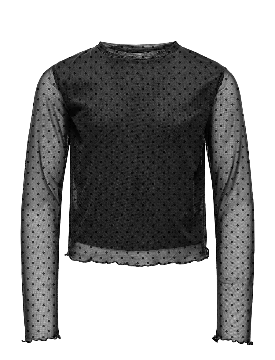 Kids Only - KOGDORA L/S MESH TOP JRS - black - 0