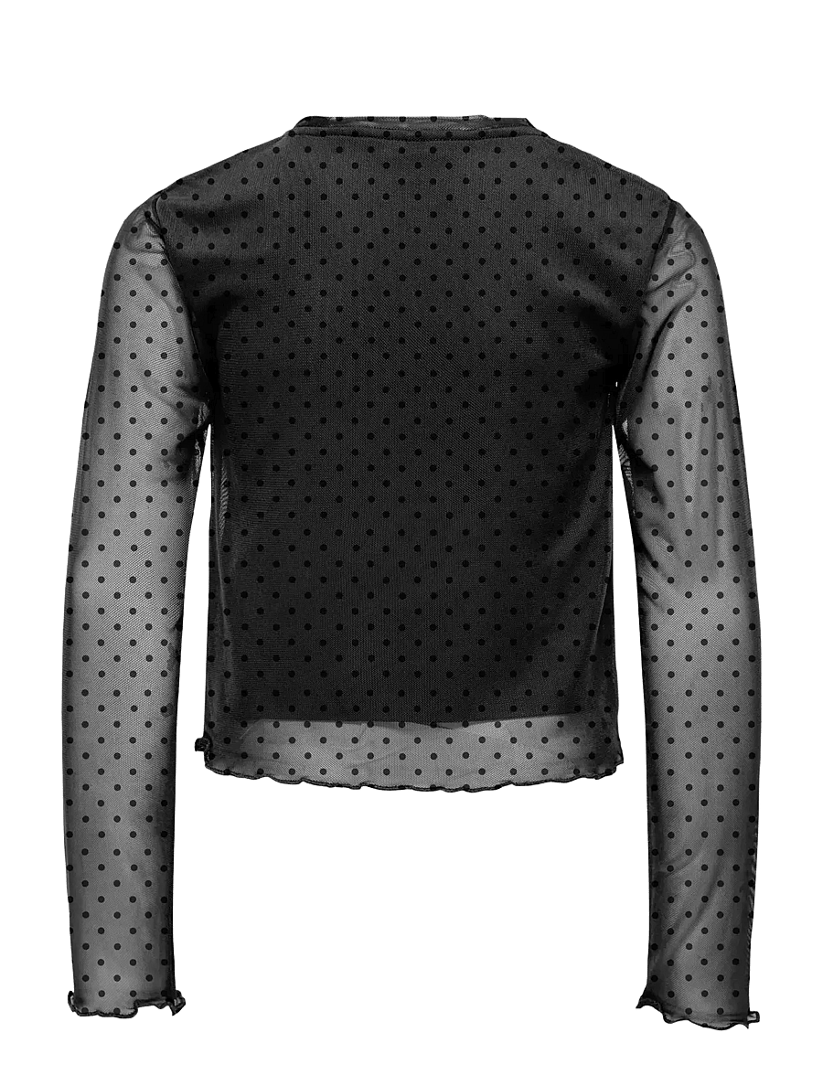 Kids Only - KOGDORA L/S MESH TOP JRS - black - 1