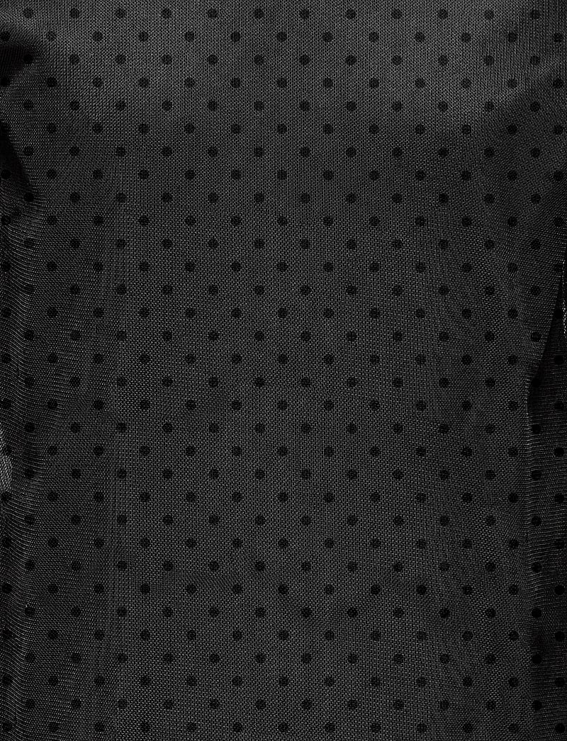 Kids Only - KOGDORA L/S MESH DRESS JRS - pitkähihaiset arkimekot - black - 2