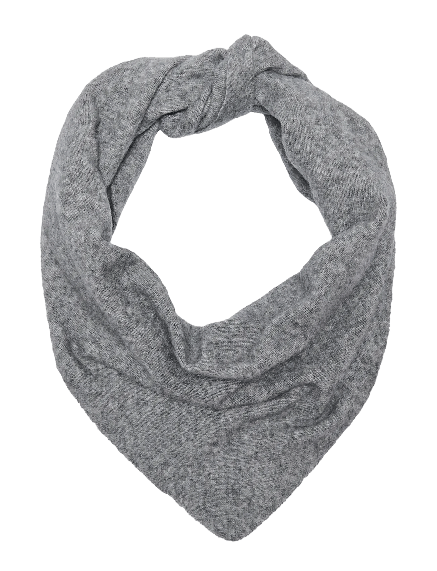 Kids Only - KOGTRIA LIFE TRIANGLE SCARF ACC - winteraccessoires - dark grey melange - 0