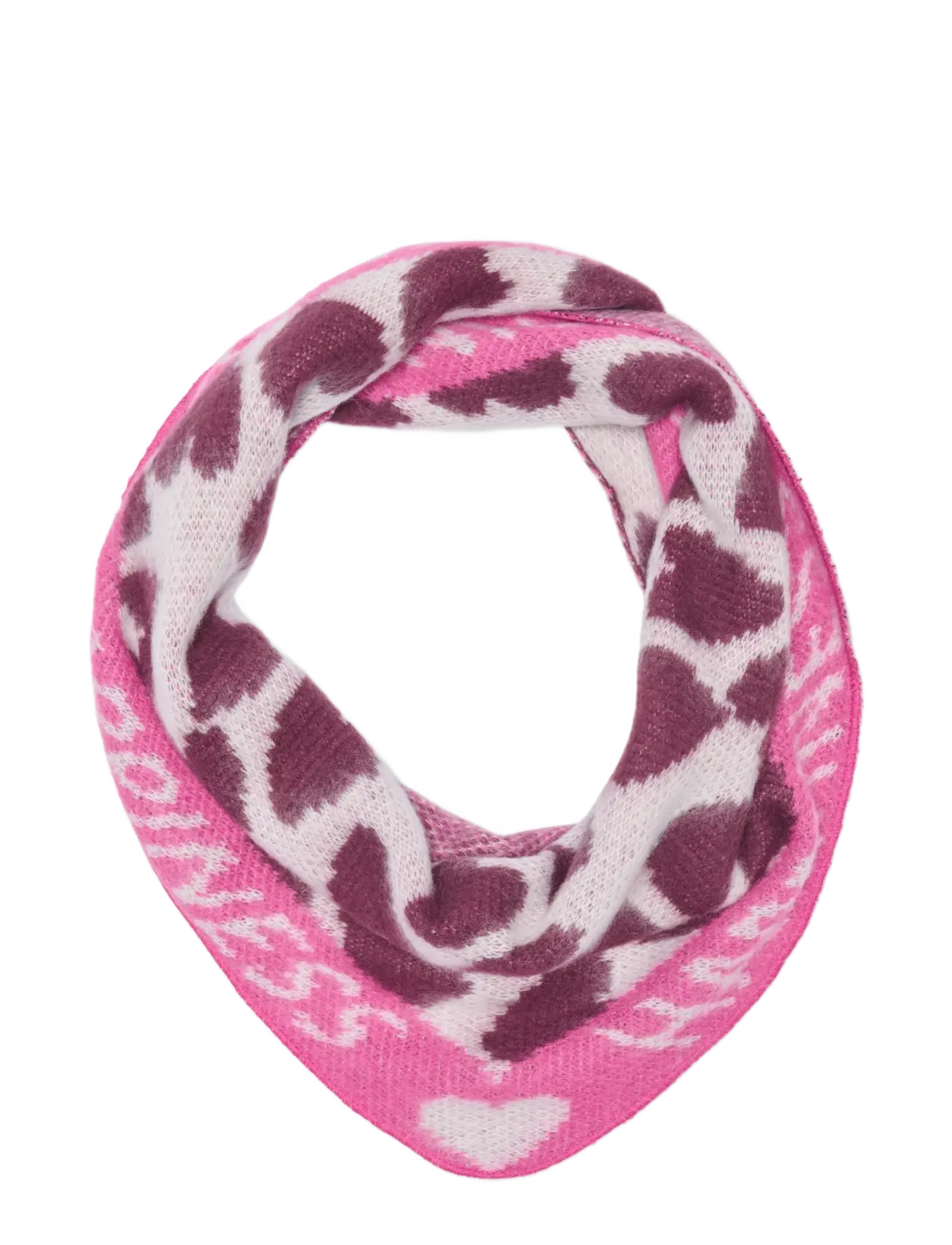 Kids Only KOGSAGA LIFE TRIANGLE AOP SCARF VD ACC - Torusallid - WINETASTING / burgundy