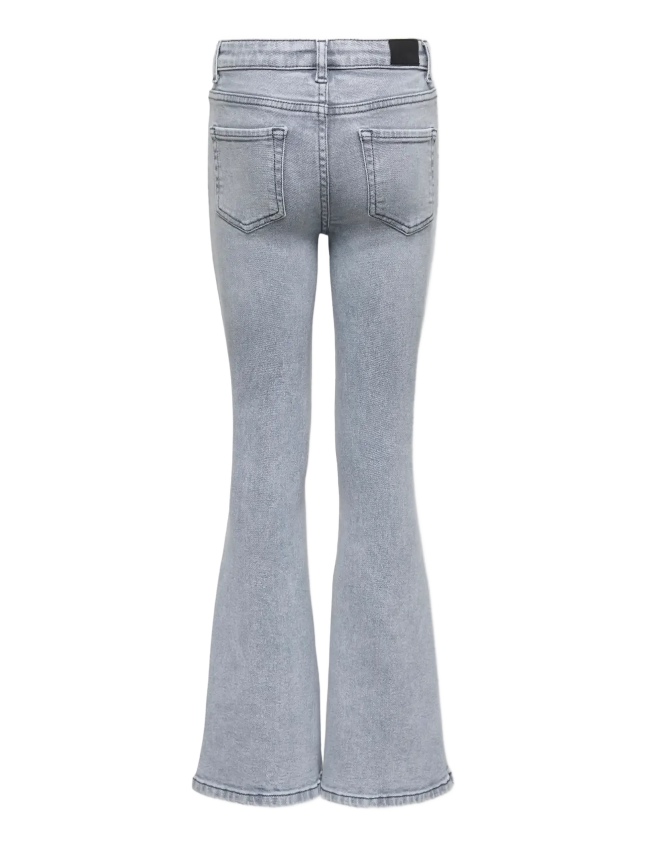 Kids Only - KOGJUICY REG FLARED REA708 DNM NOOS - hosen mit weitem bein - medium grey denim - 1