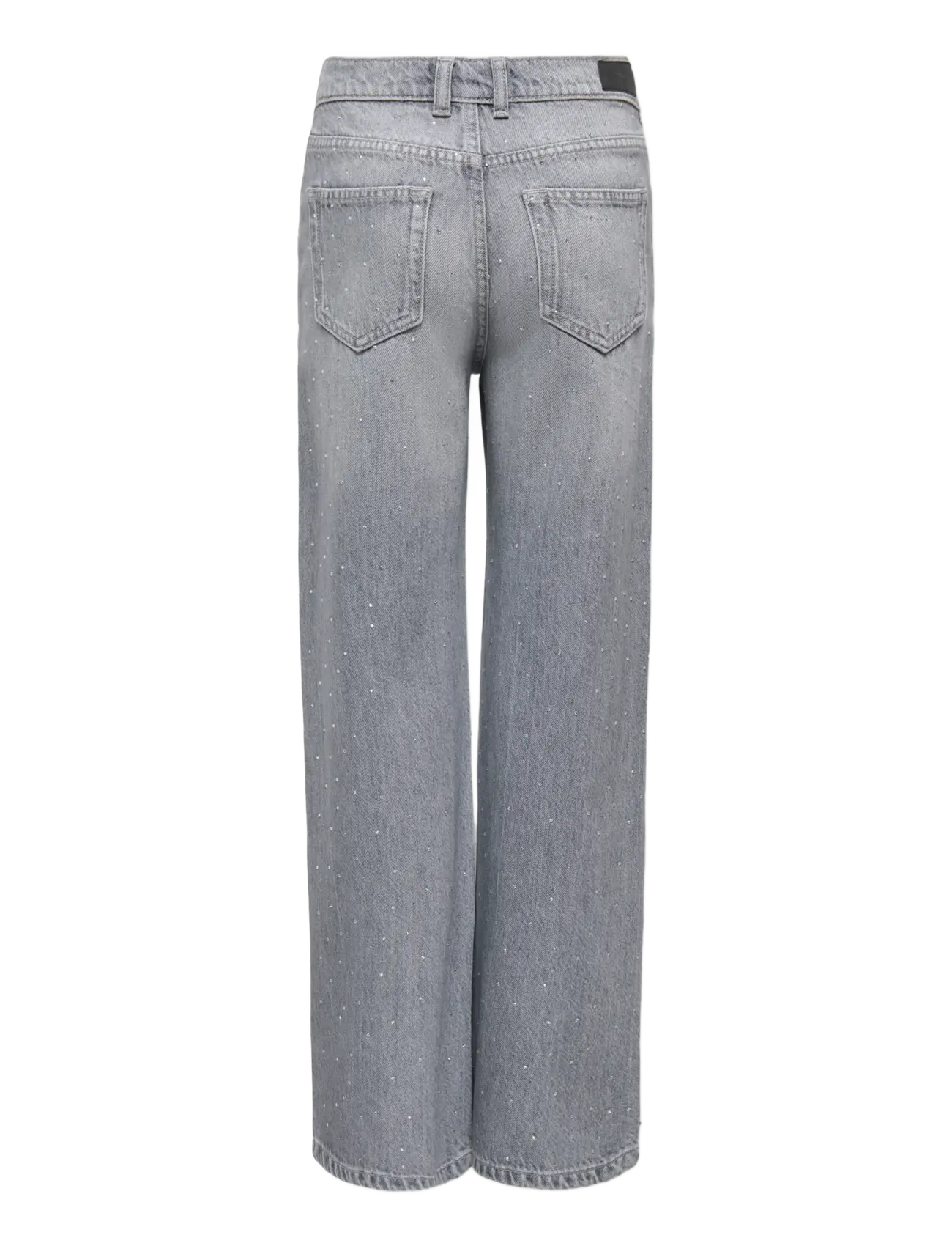 Kids Only - KOGCOBAIN RHS WIDE DNM AZG815 NOOS - hosen mit weitem bein - light grey denim - 1