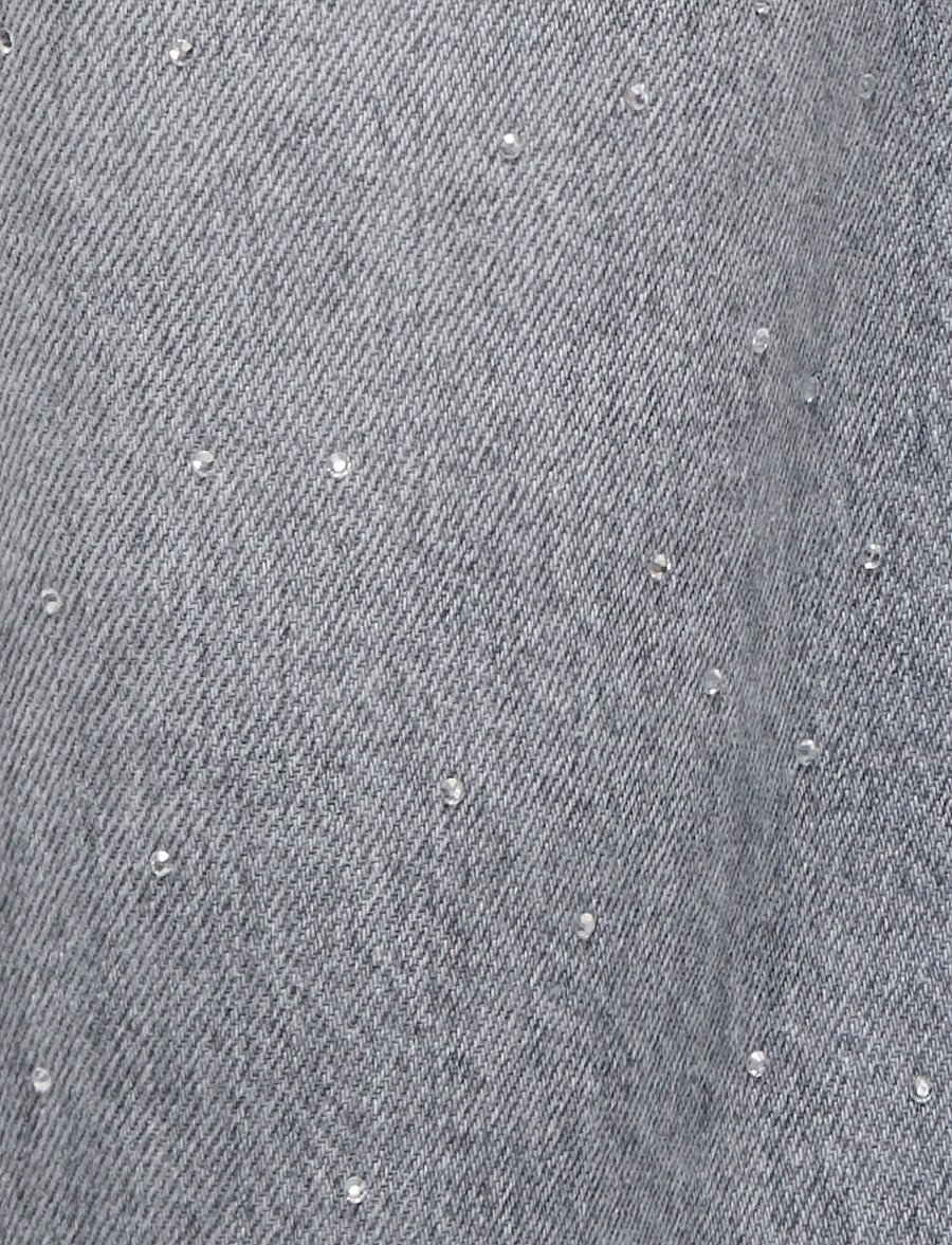 Kids Only - KOGCOBAIN RHS WIDE DNM AZG815 NOOS - hosen mit weitem bein - light grey denim - 2