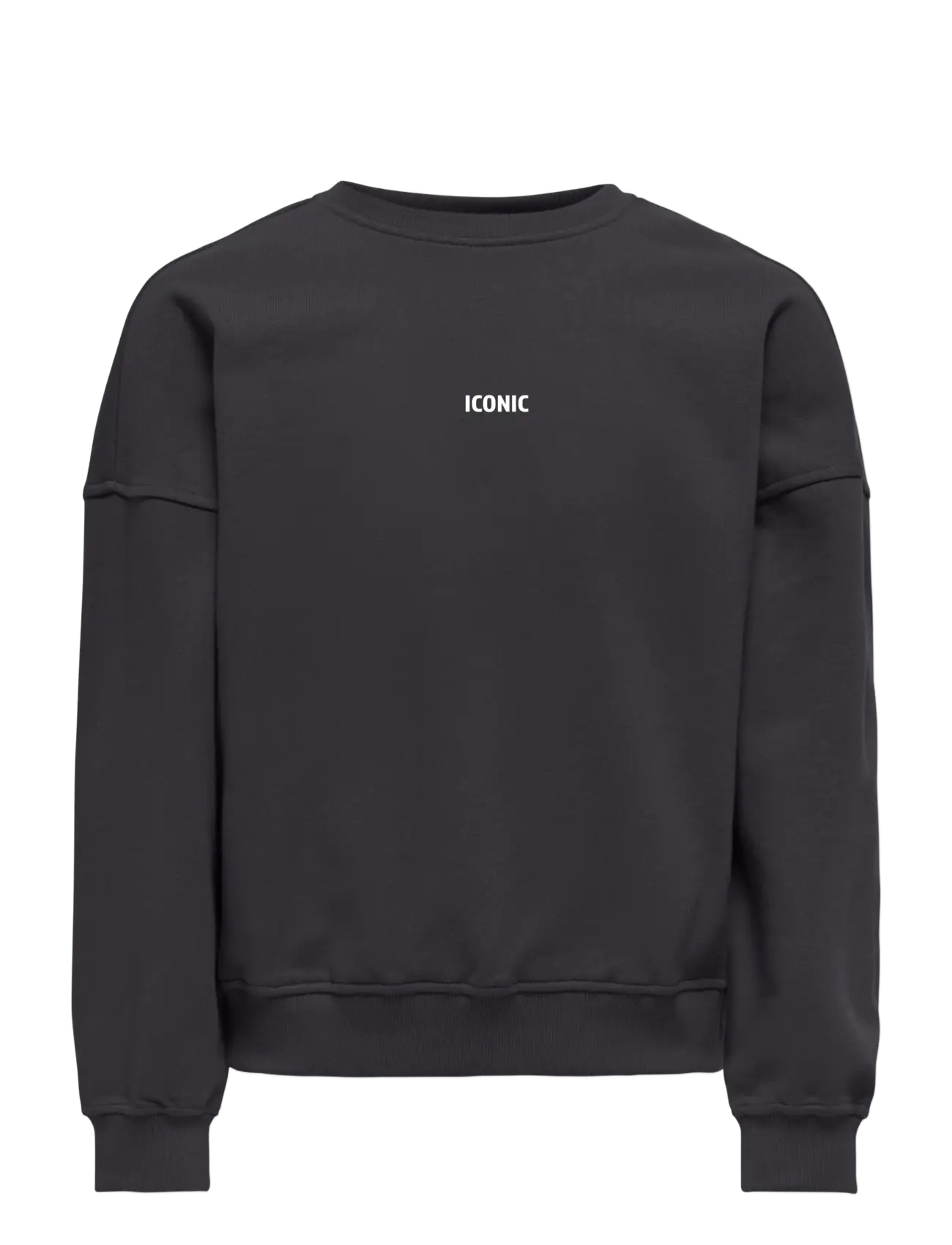 Kids Only KOGDOTTIE L/S O-NECK SWEATSHIRT SWT - Overdele - PHANTOM / black