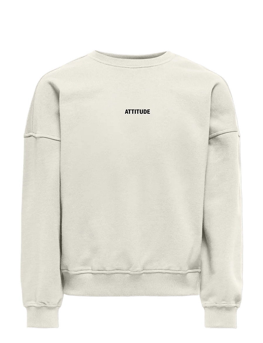 Kids Only - KOGDOTTIE L/S O-NECK SWEATSHIRT SWT - joggingpeysur - tofu - 0