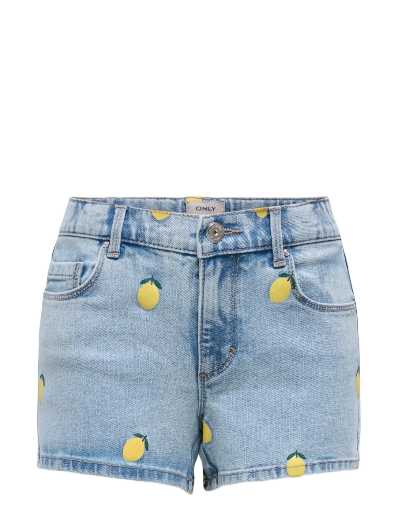 Kids Only KOGBLAIR PRINT DNM SHORTS PIM EX - Kläder - LIGHT BLUE DENIM / blue