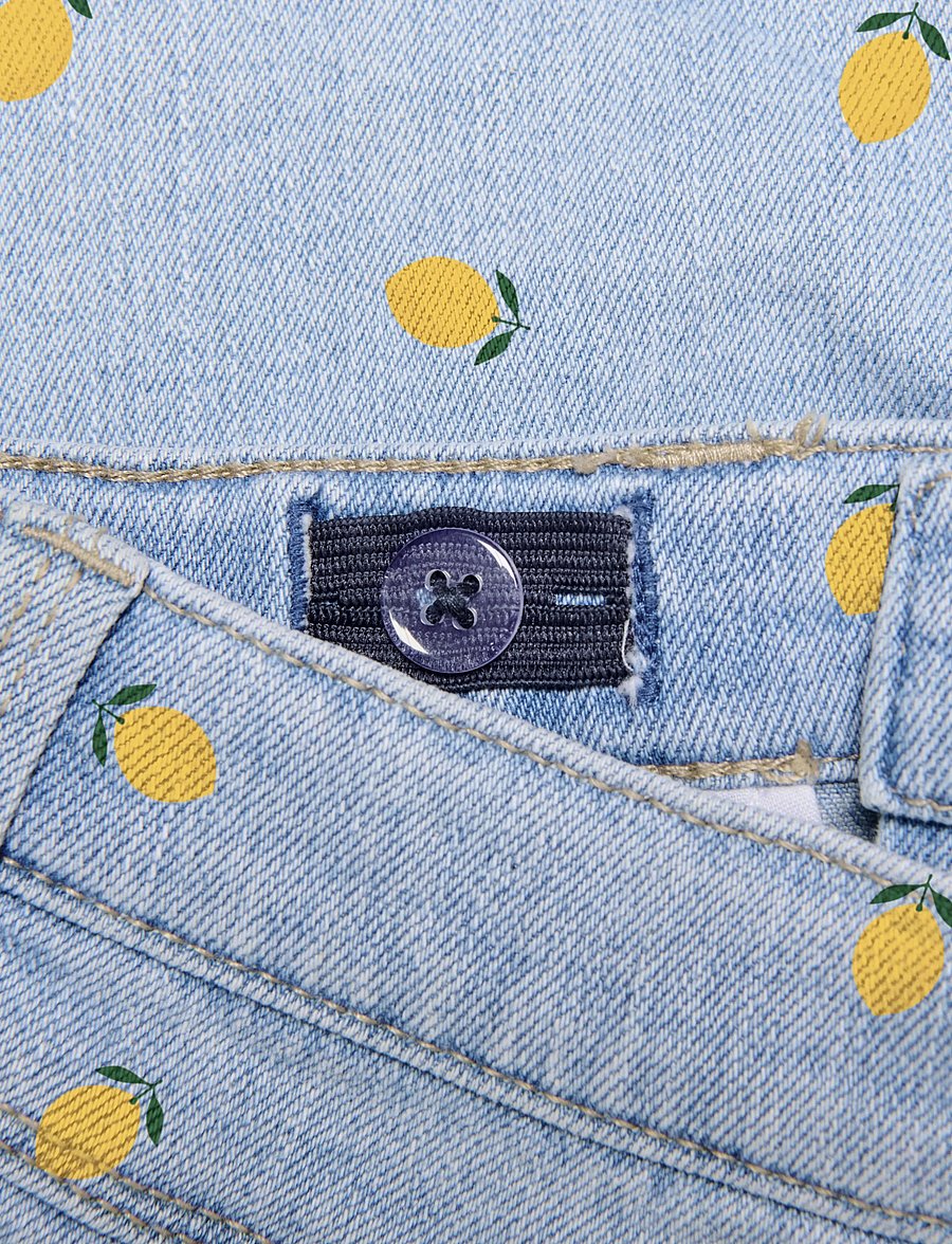 Kids Only - KOGBLAIR PRINT DNM SHORTS PIM EX - denimshorts - light blue denim - 3