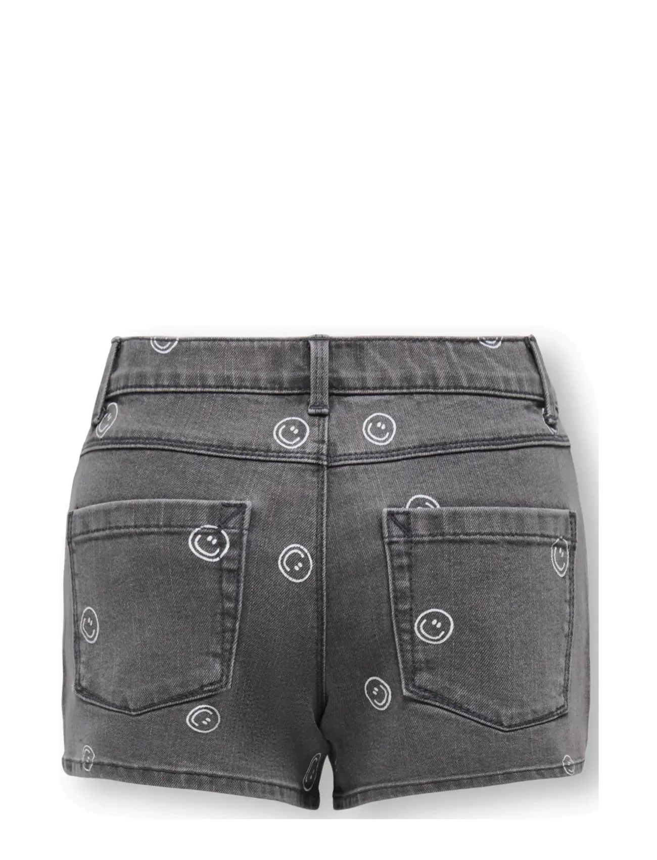 Kids Only - KOGBLAIR PRINT DNM SHORTS PIM EX - short en jeans - light grey denim - 1