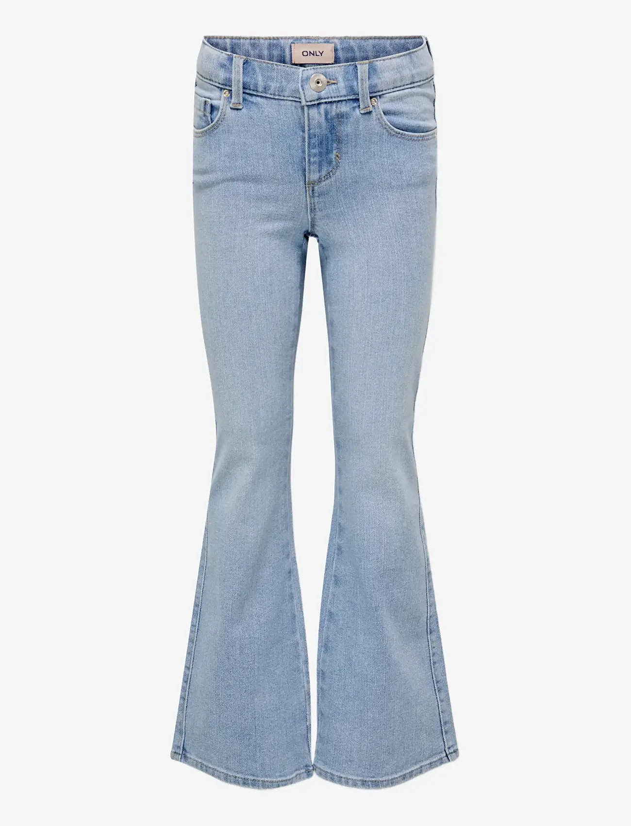 Kids Only - KOGBLAIR LIFE REG FLARED DNM PIM EX - bootcut jeans - light blue denim - 1