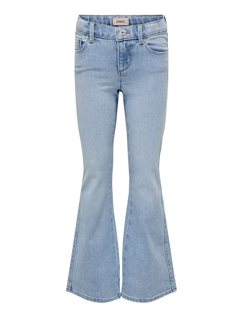 Kids Only - KOGBLAIR LIFE REG FLARED DNM PIM EX - bootcut jeans - light blue denim - 1