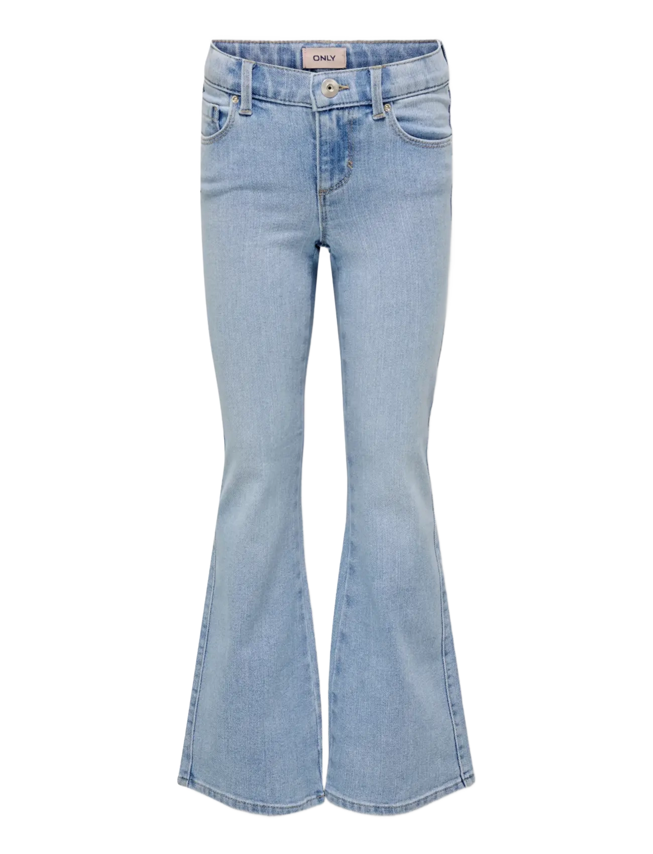 Kids Only KOGBLAIR LIFE REG FLARED DNM PIM EX - Jeans - LIGHT BLUE DENIM / blue