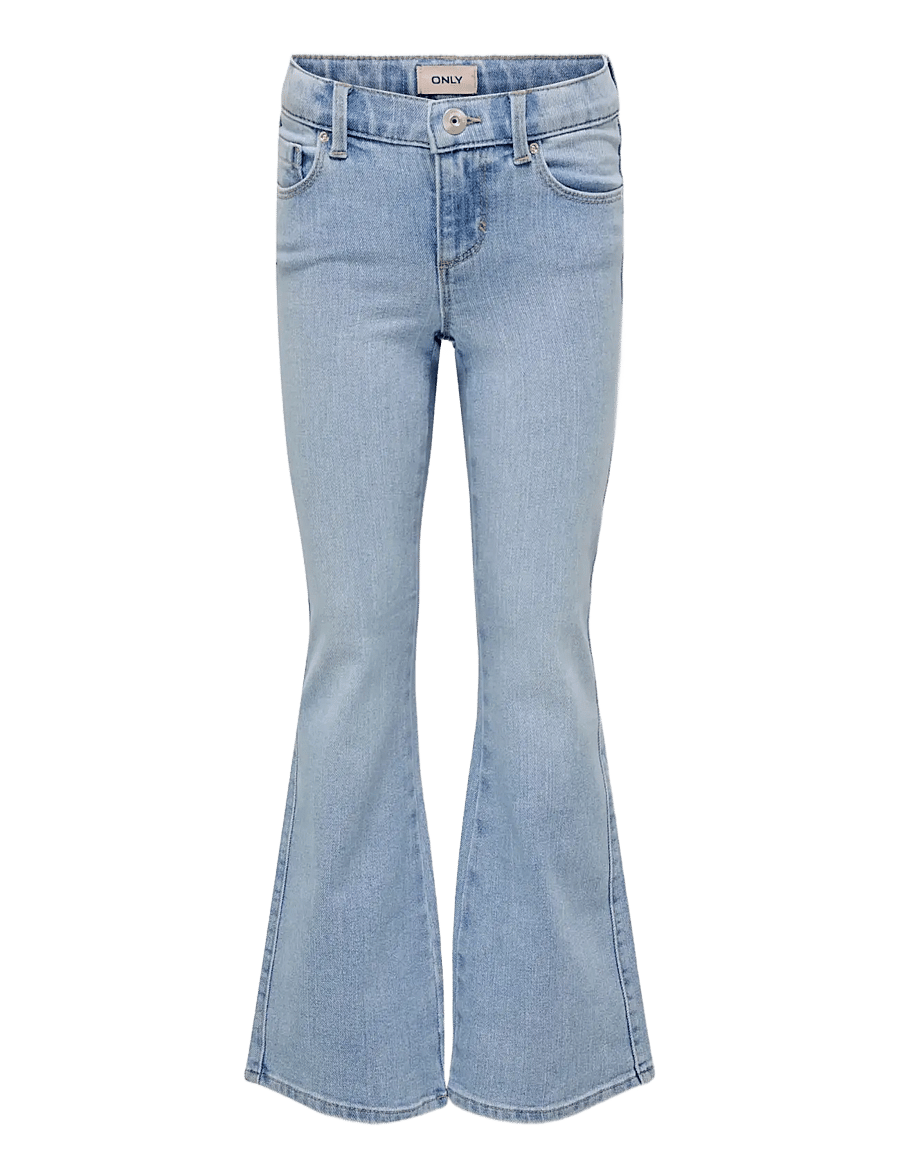 Kids Only - KOGBLAIR LIFE REG FLARED DNM PIM EX - dżinsy typu bootcut - light blue denim - 1