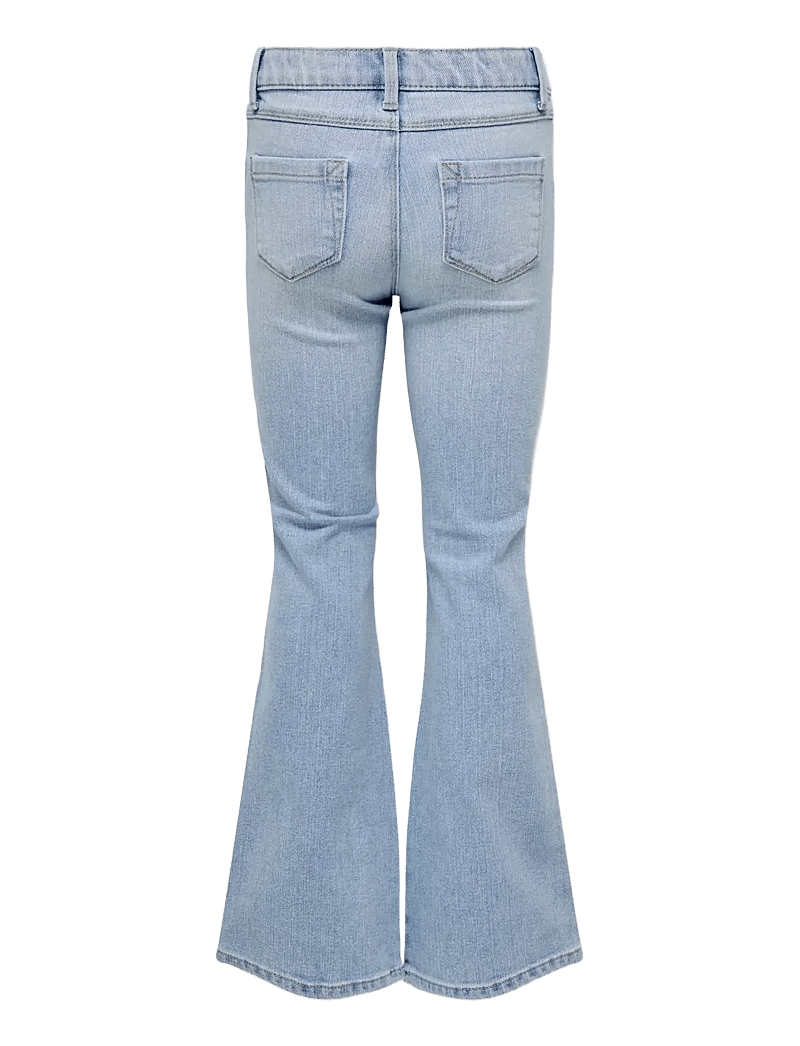 Kids Only - KOGBLAIR LIFE REG FLARED DNM PIM EX - bootcut jeans - light blue denim - 2