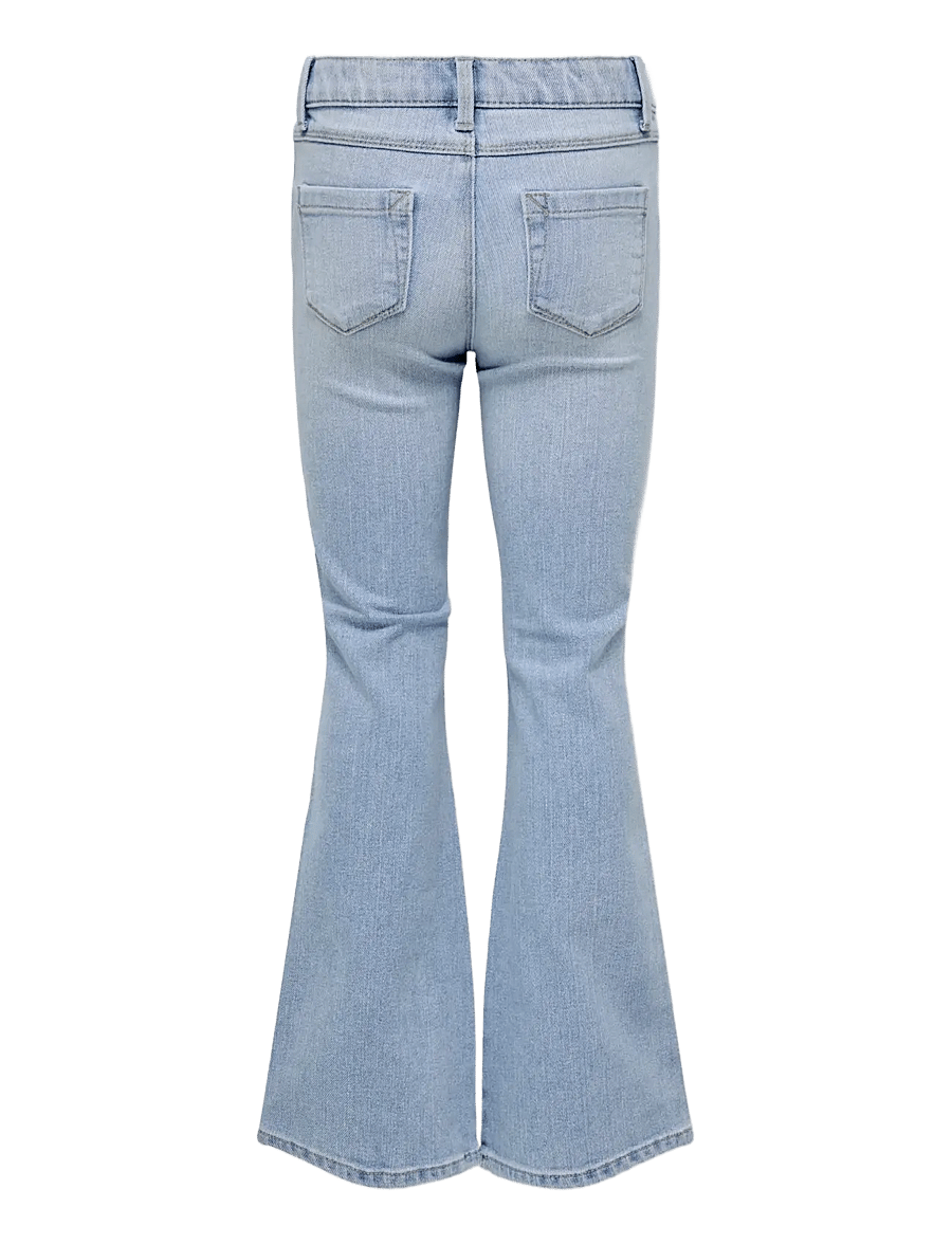Kids Only - KOGBLAIR LIFE REG FLARED DNM PIM EX - dżinsy typu bootcut - light blue denim - 2
