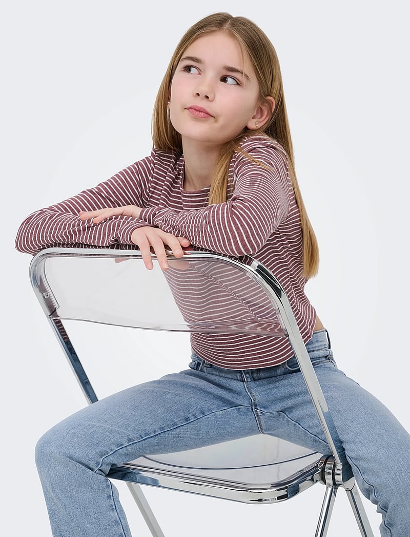 Kids Only - KOGBLAIR LIFE REG FLARED DNM PIM EX - bootcut jeans - light blue denim - 5