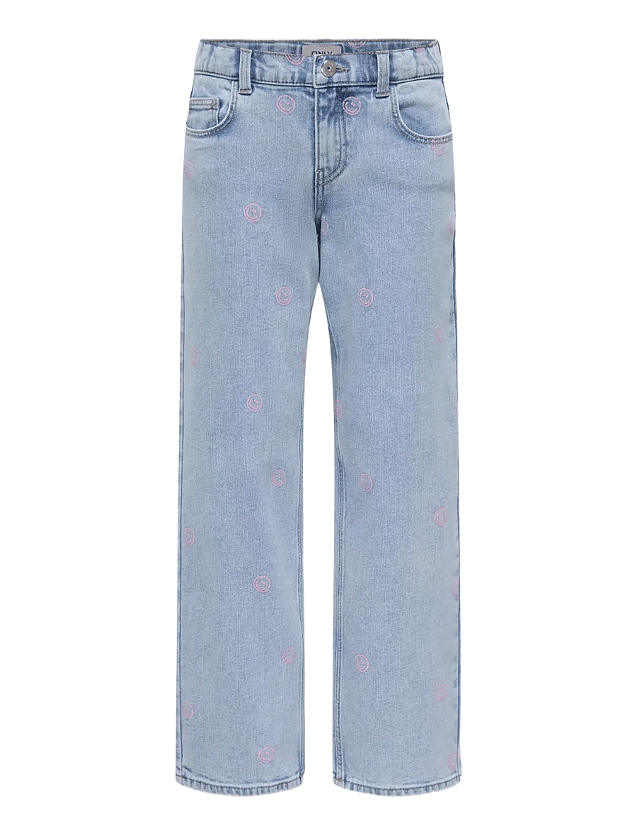 Kids Only - KOGROBYN STRAIGHT LA SMILE DNM EX - regular jeans - light blue denim - 0