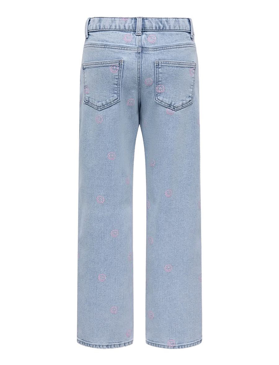 Kids Only - KOGROBYN STRAIGHT LA SMILE DNM EX - regular jeans - light blue denim - 1