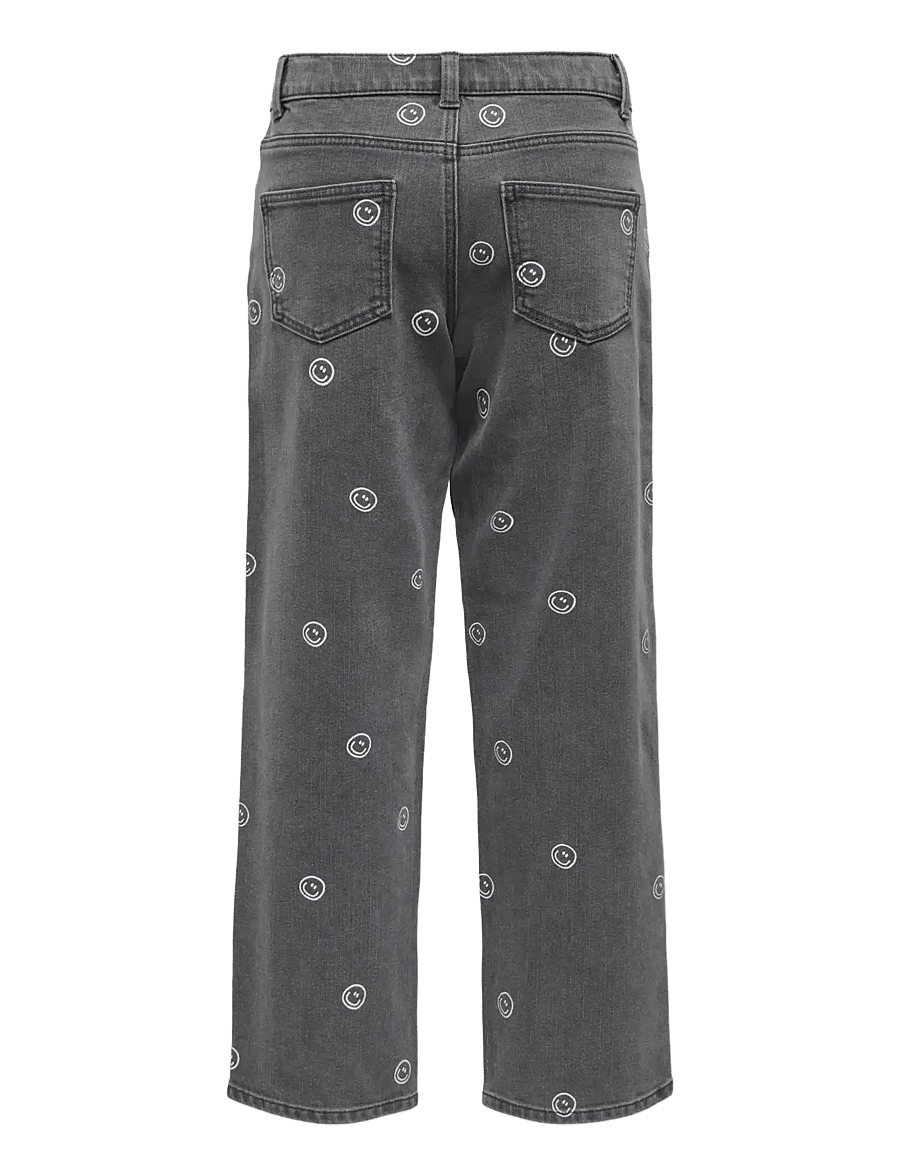 Kids Only - KOGROBYN STRAIGHT LA SMILE DNM EX - regular jeans - light grey denim - 1