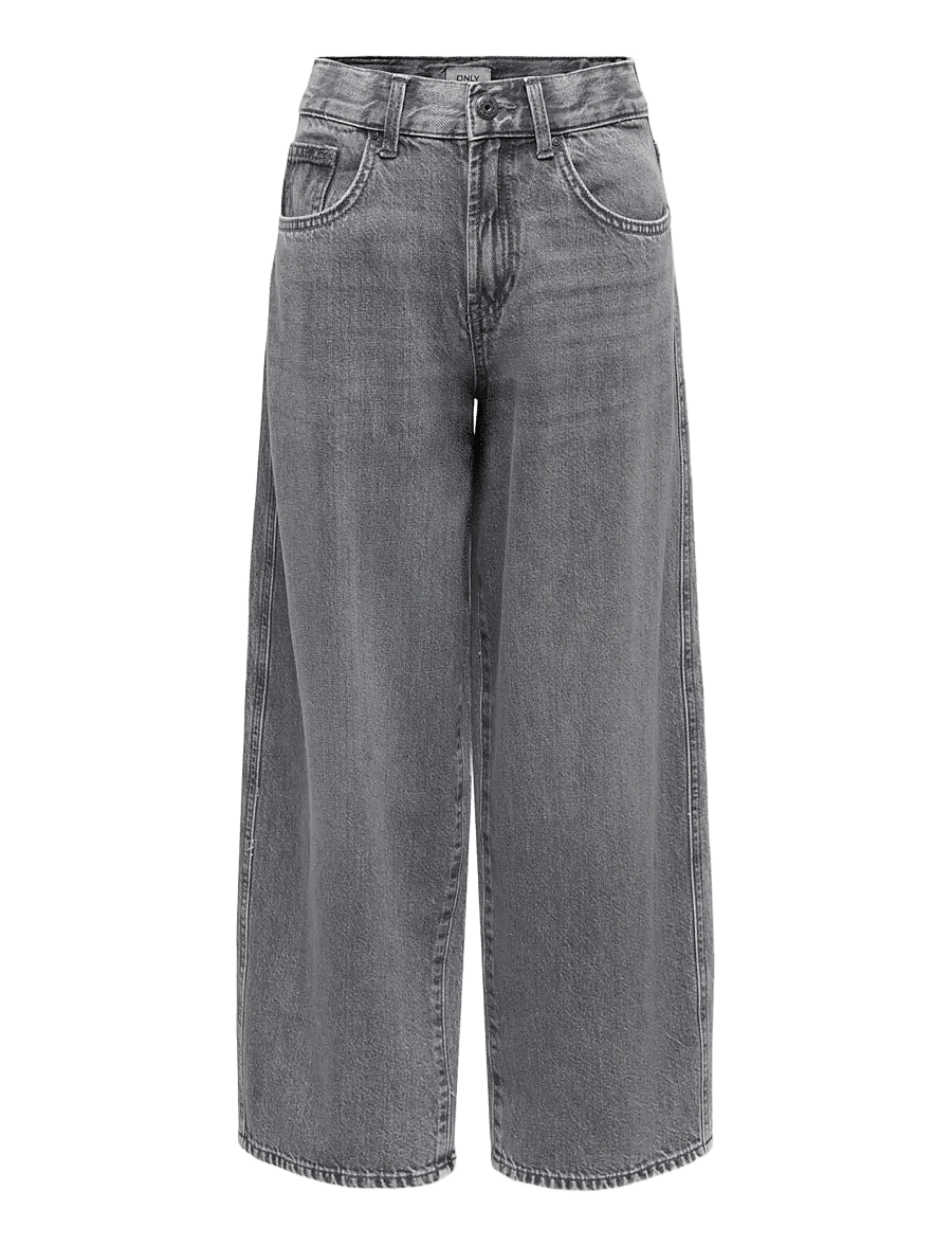 Kids Only - KOGTAYLOR HW BARREL DNM PIM828 NOOS - pantalons larges - medium grey denim - 0
