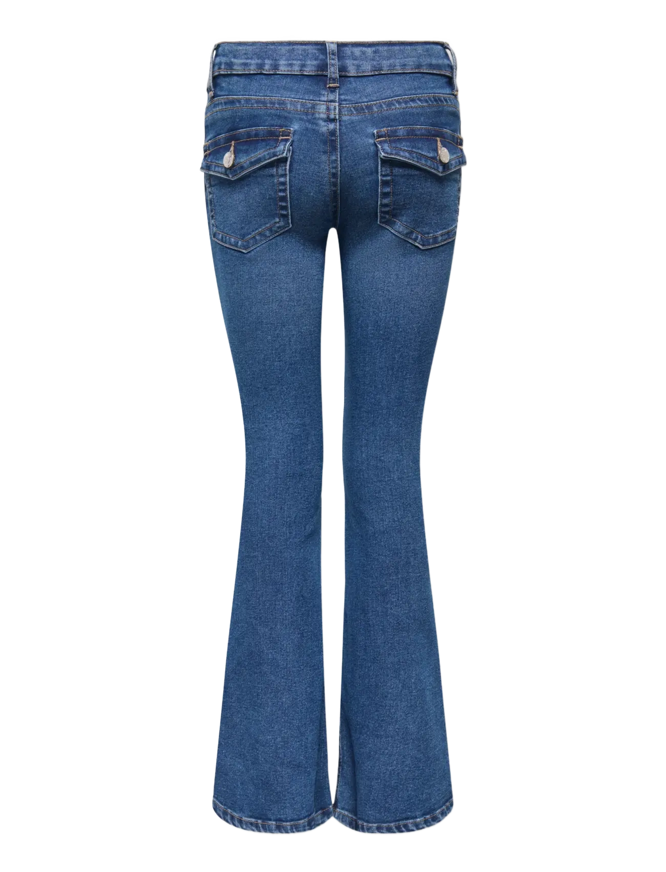 Kids Only - KOGPHOEBE LW BA POC FLA DNM MB PIM NOOS - bootcut jeans - medium blue denim - 2